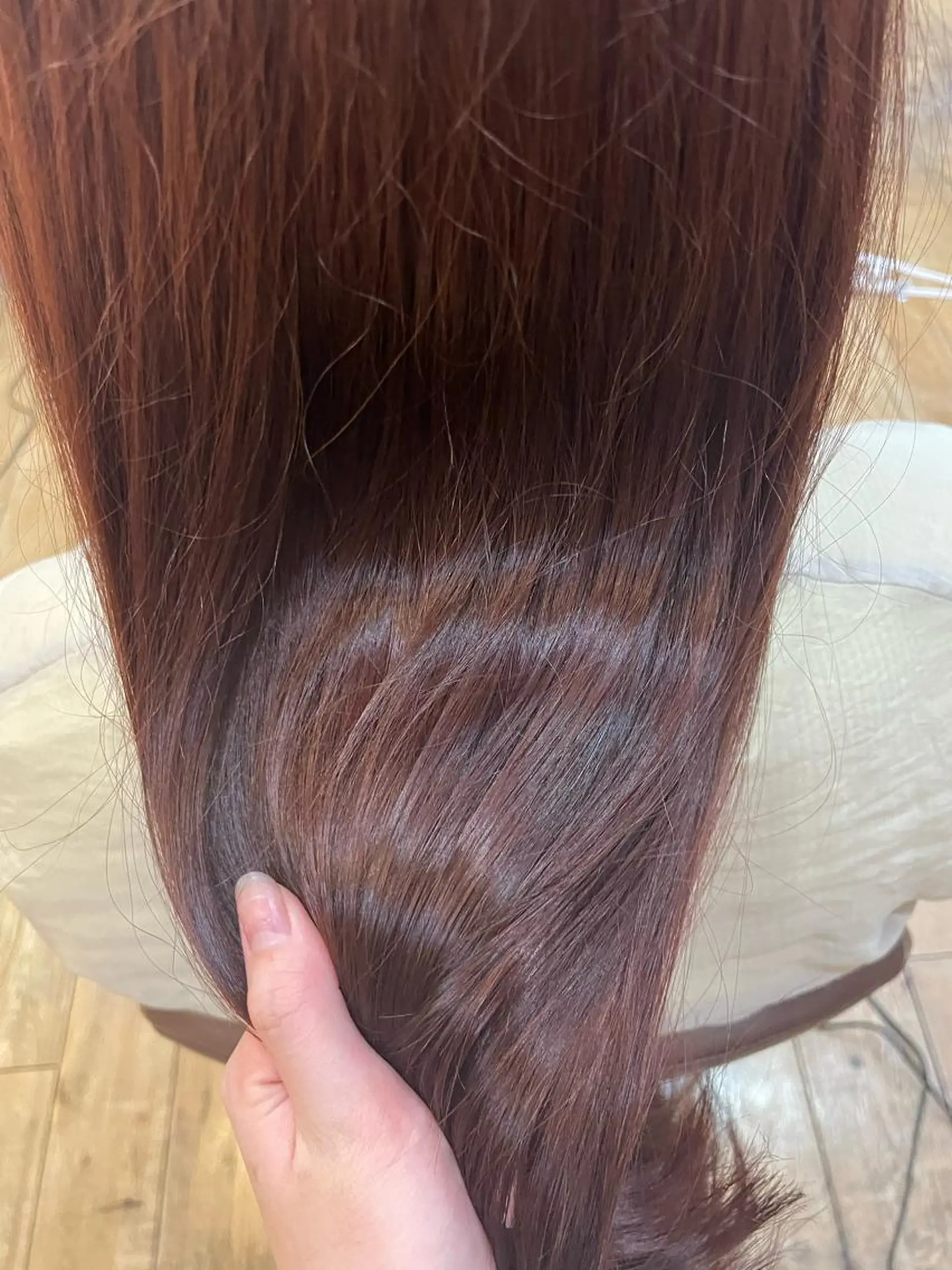 ロング カラー トリートメント ヘアカラー トリートメント ボブ/ショート おおいえひびきのヘアスタイル