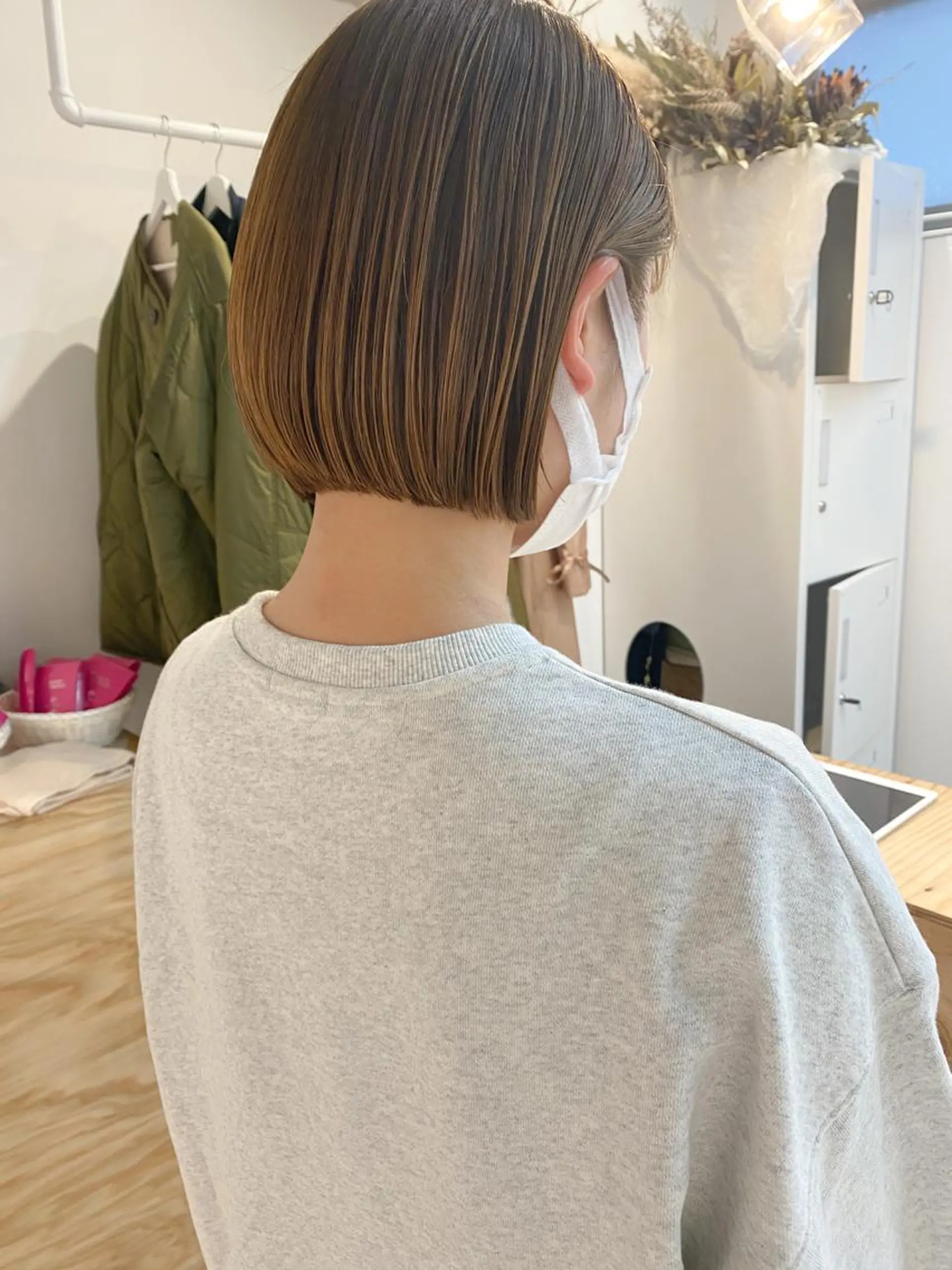 ショート カラー ボブ カット ヘアカラー トリートメント fit stand所属・fit stand /HIIRAGIのヘアスタイル