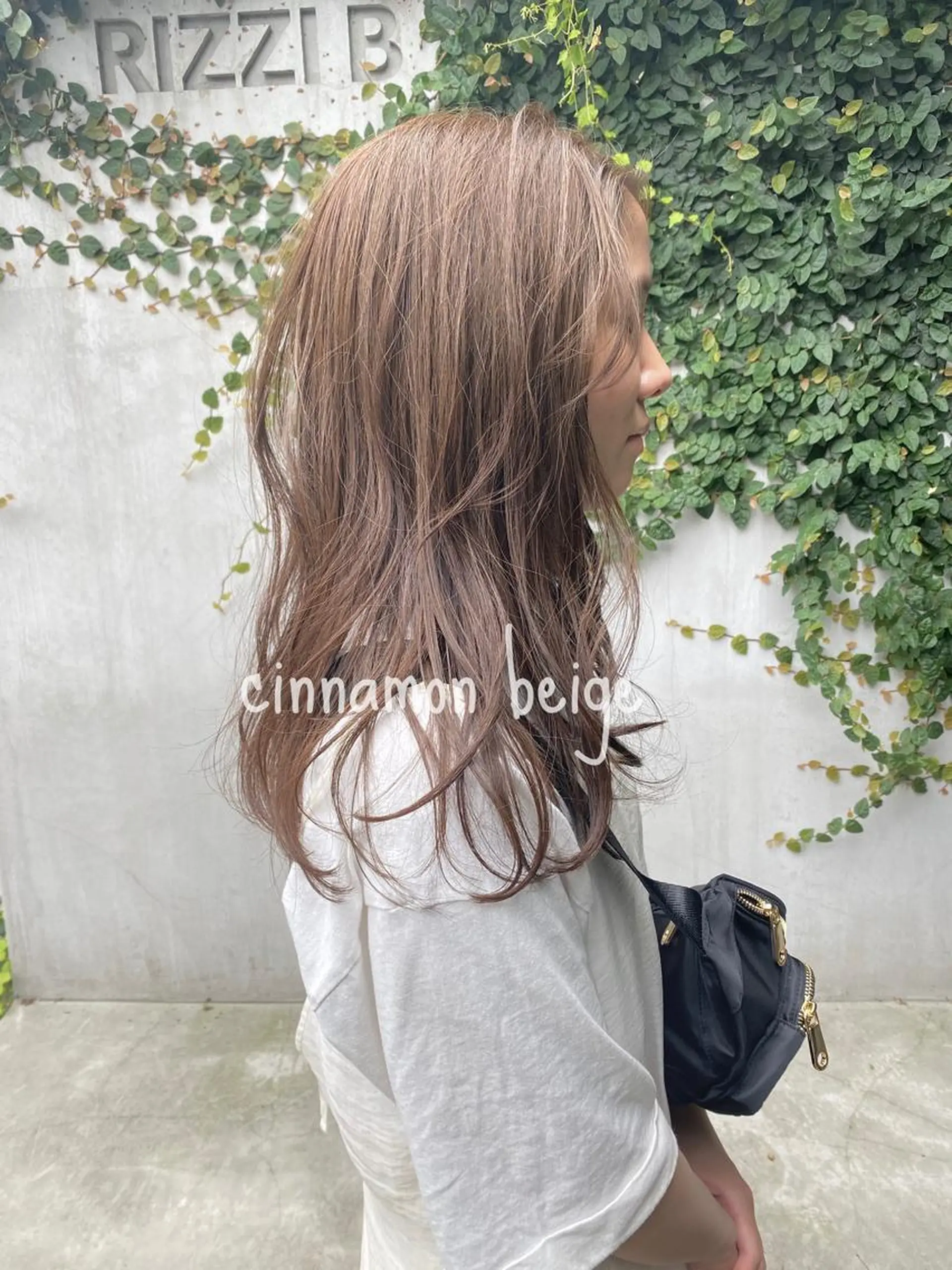 ミディアム カラー ヘアアレンジ ヘアカラー トリートメント GARDEN aoyama所属・ブリーチなしで透明感 艶カラー【Ryo】のヘアスタイル