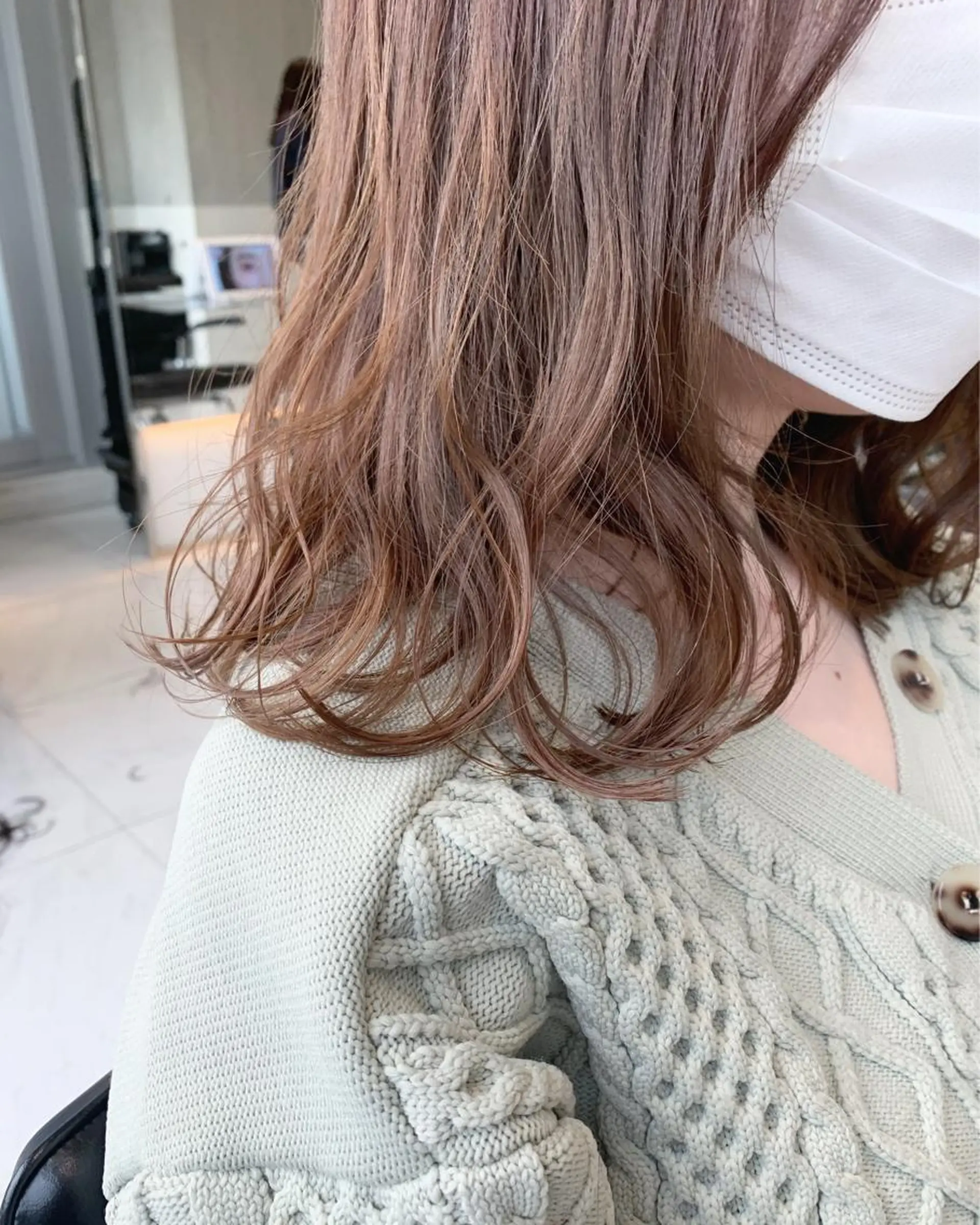 ミディアム カラー minami🪷 暖色カラーのヘアスタイル