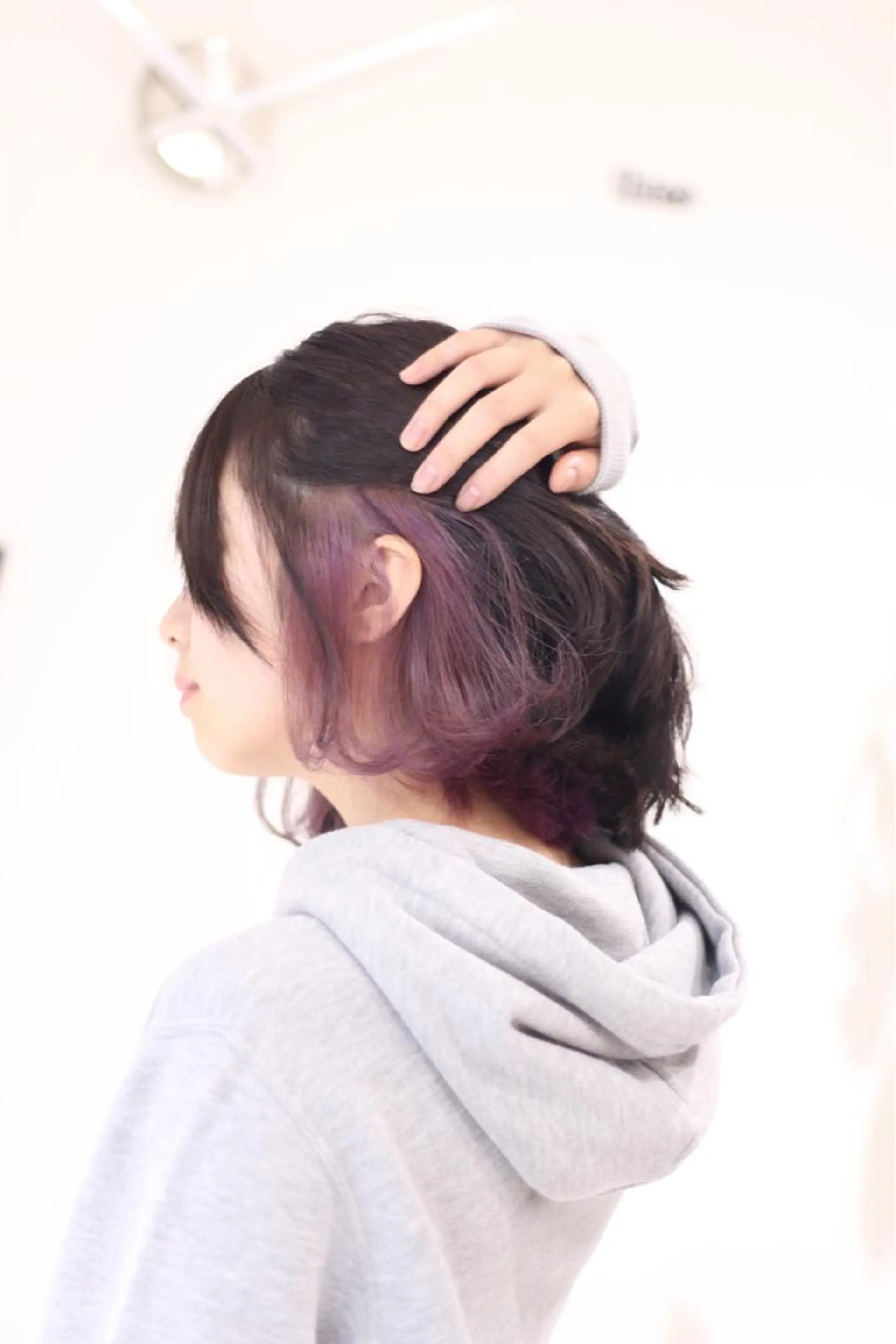 ミディアム カラー ヘアアレンジ ヘアカラー 松吉 純平のヘアスタイル