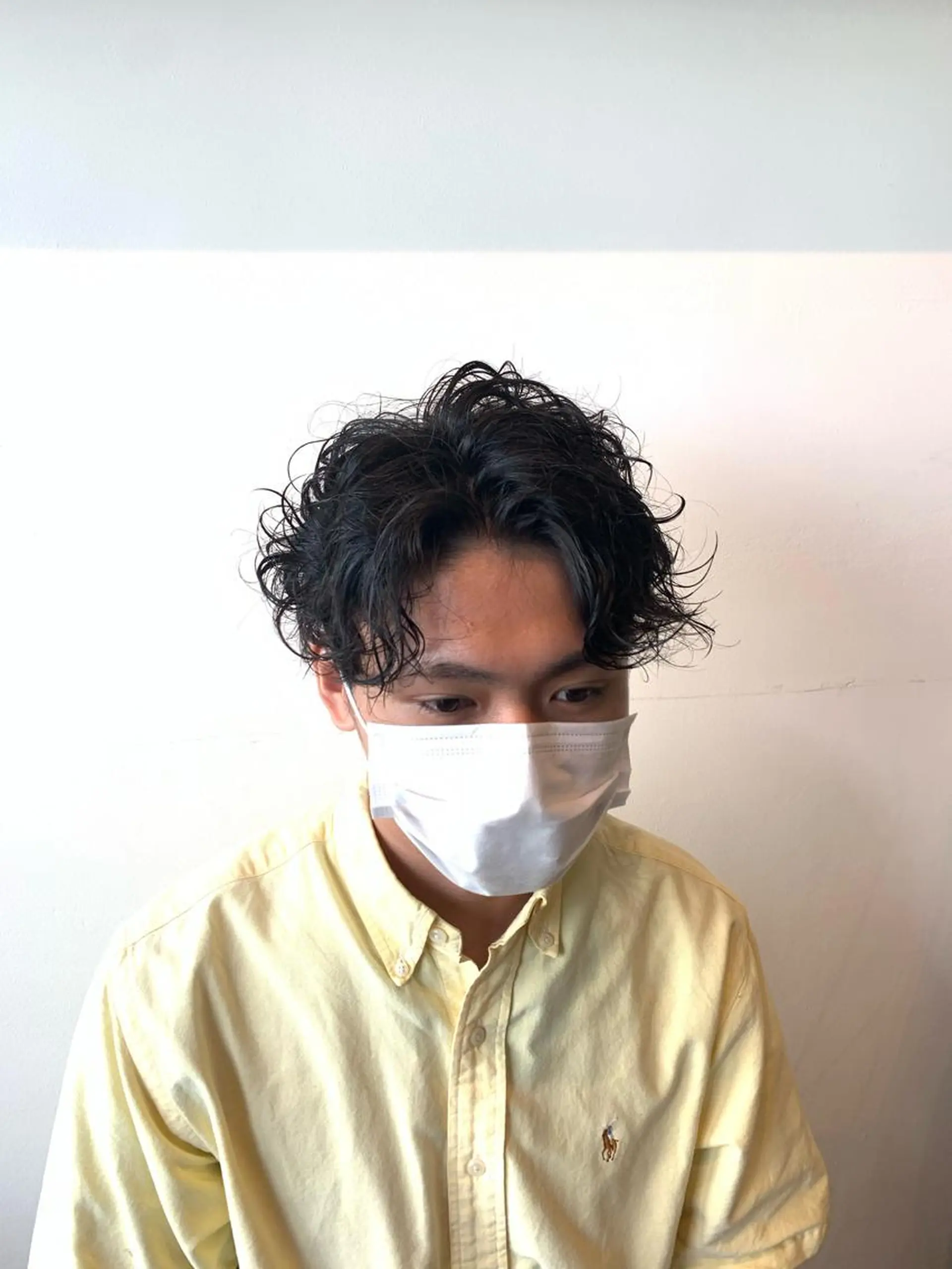 ショート カット パーマ トリートメント ヘッドスパ ヘアセット 山口 竣也のヘアスタイル