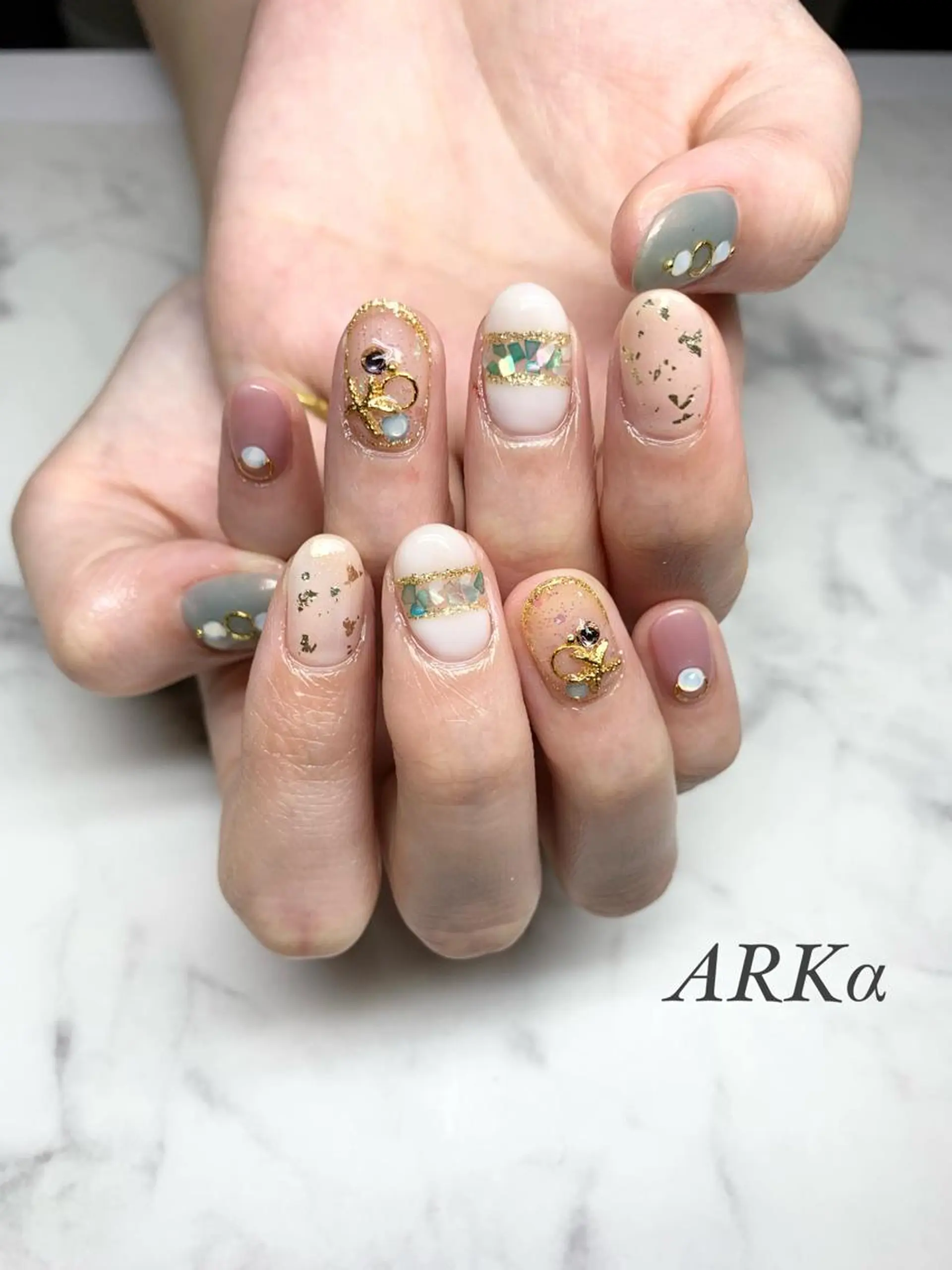 ネイル フットネイル ARKα SHIORIのネイルデザイン