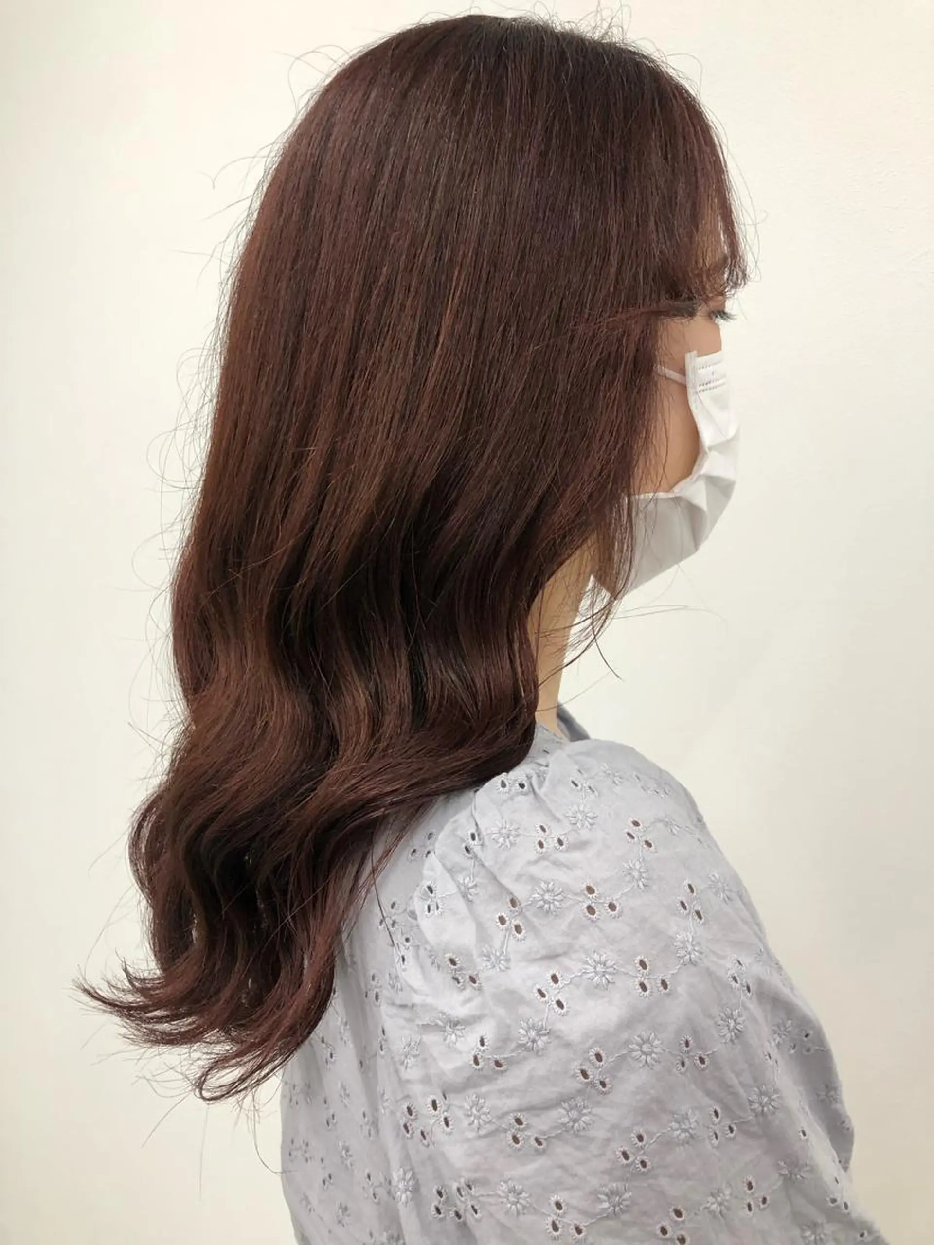 ロング カラー ヘアアレンジ ブラウンカラー ピンクカラー ピンクブラウン 透明感/艶髪/💖 トレンドスタイル💖のヘアスタイル