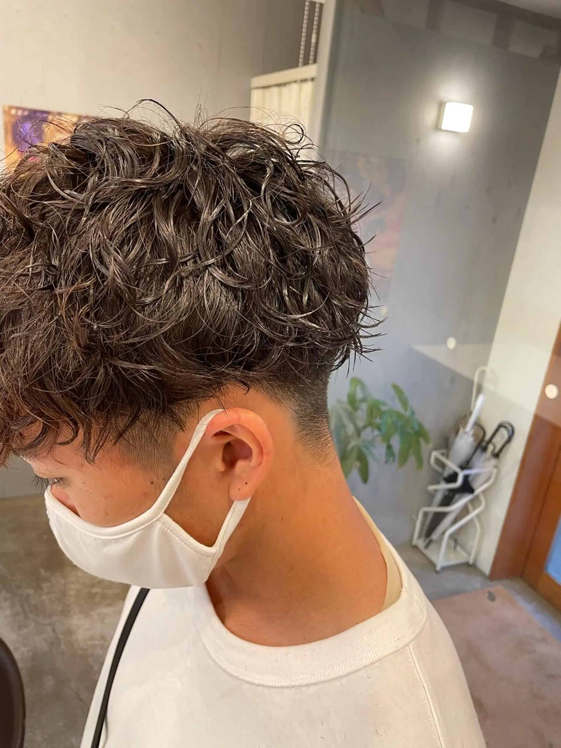 パーマ メンズ メンズパーマ スパイラルパーマ カノエ 乃木店のヘアスタイル
