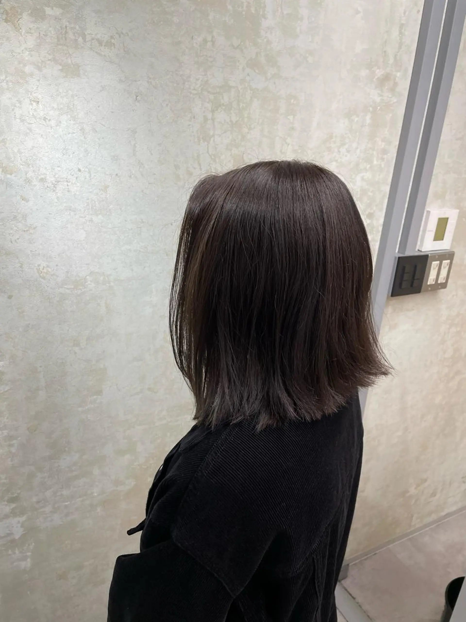 ミディアム ヘアカラー トリートメント blanc  hair eyelash所属・blanc hair 西中島MASARUのヘアスタイル
