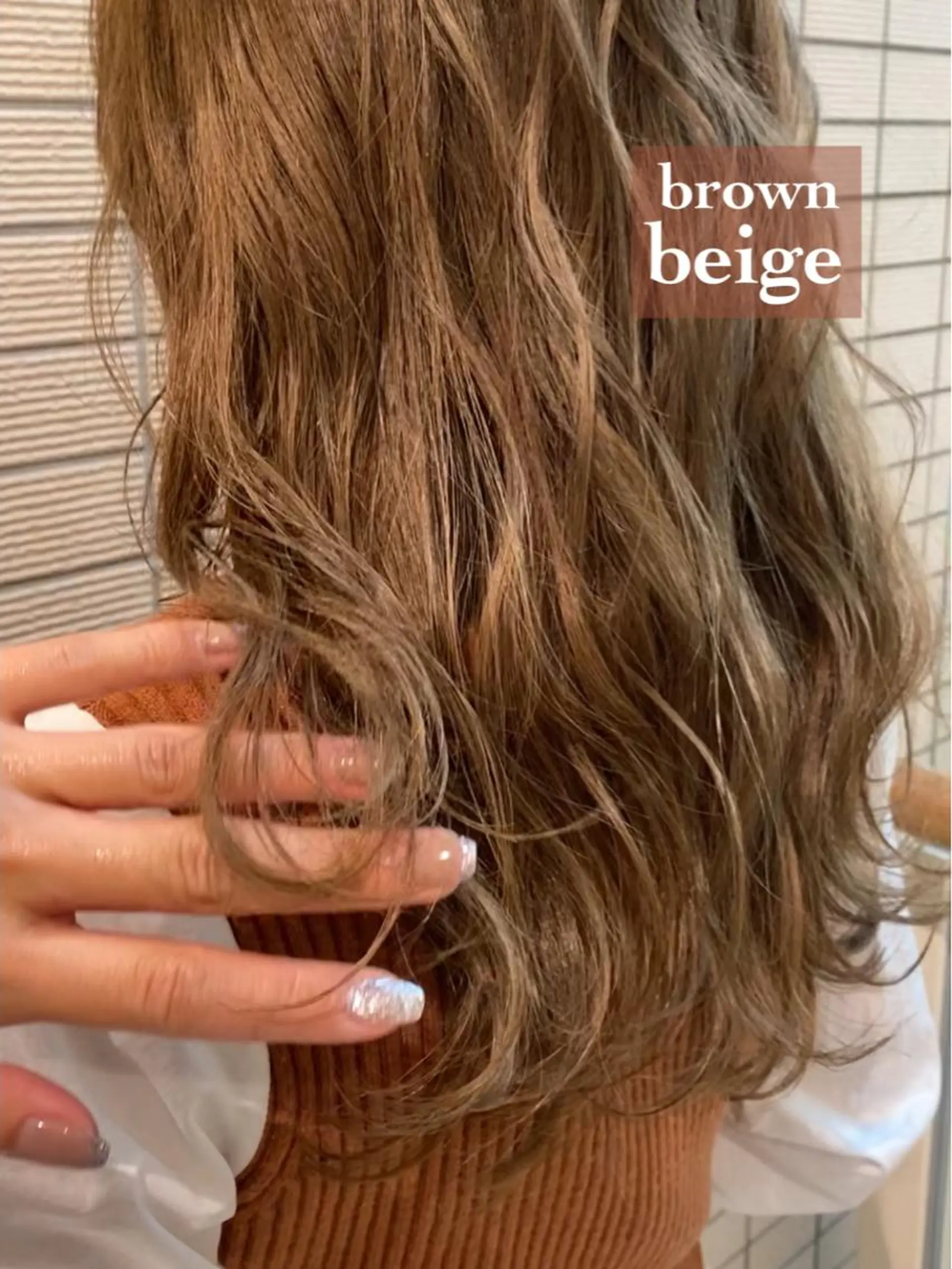 セミロング カラー ベージュカラー ブラウンカラー ブラウンベージュ miiia lash所属・miiia lashのマツエク・マツパデザイン