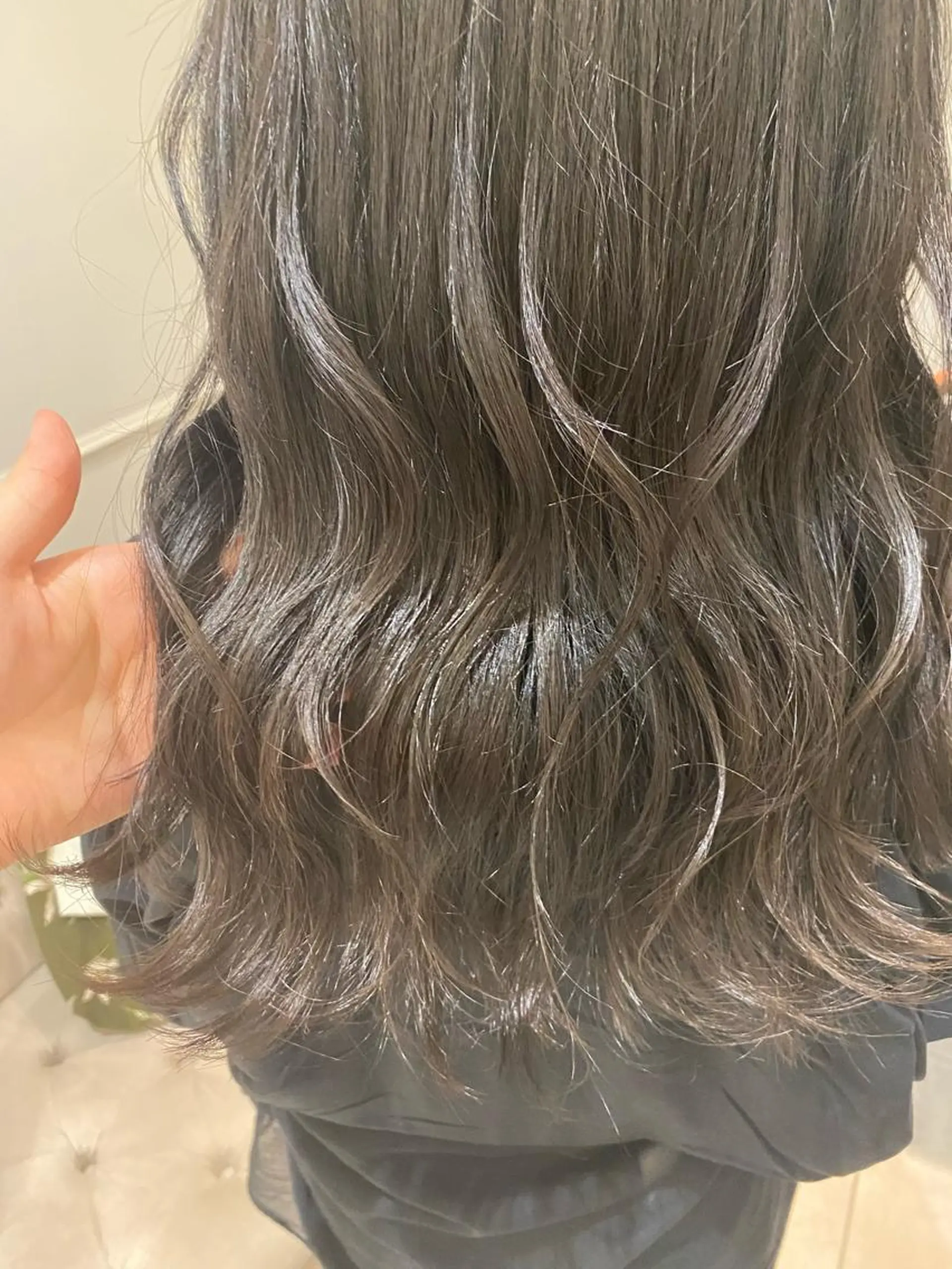 ロング カラー ヘアカラー 韓国ヘア🍒渡辺 咲🍒のヘアスタイル