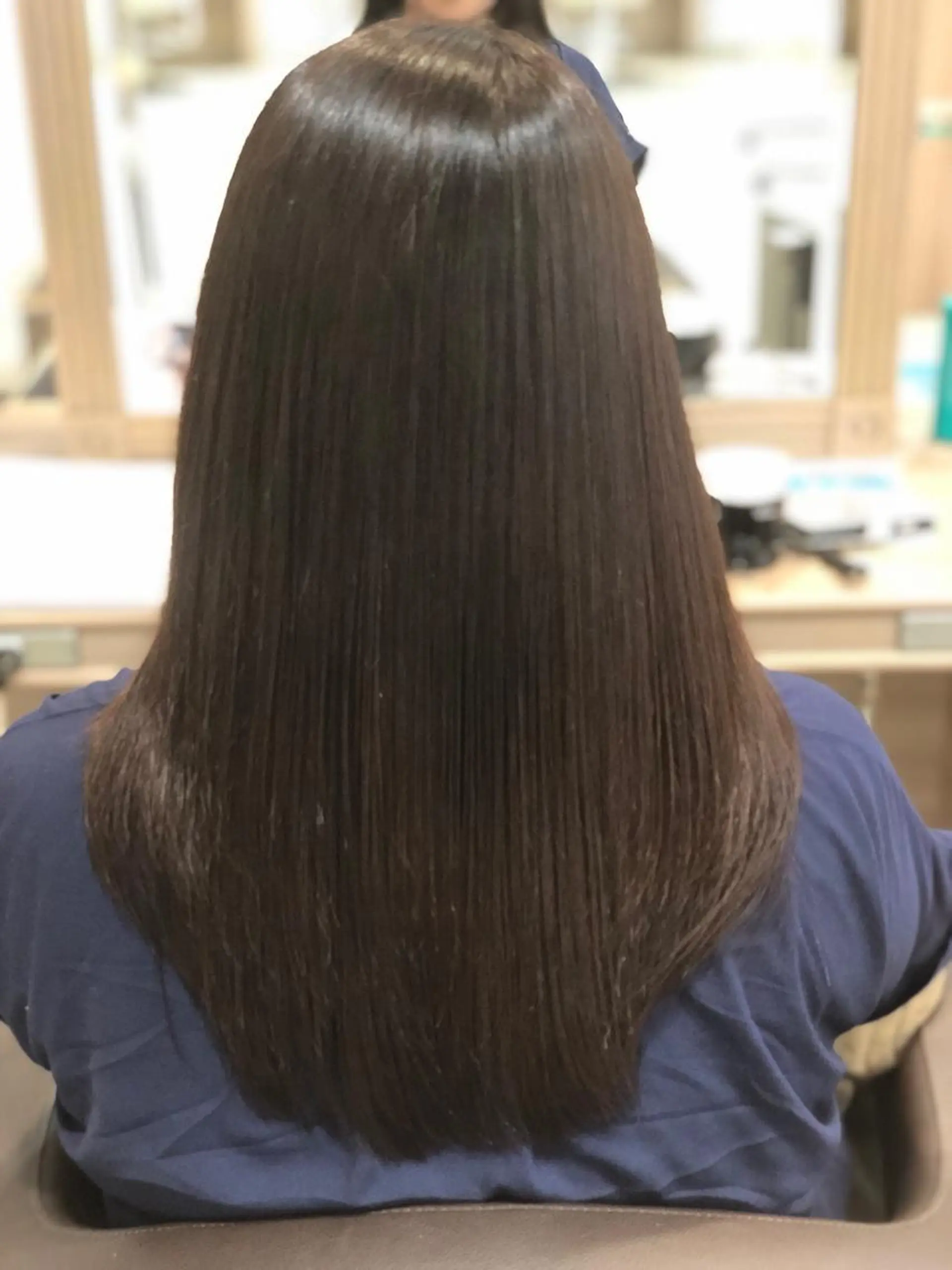 セミロング 髪質改善 面谷 一光のヘアスタイル
