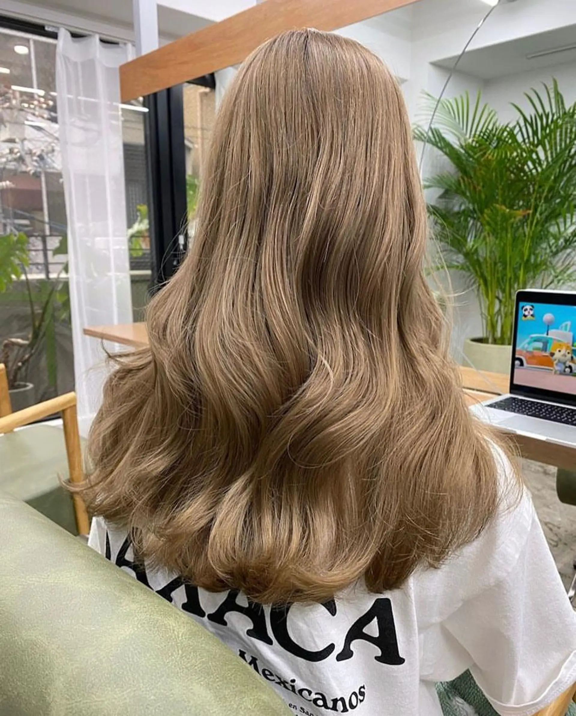 ロング カラー ショートボブ ブリーチ 透明感カラー ダブルカラー イヤリングカラー 大阪心斎橋alu 野田和宏のヘアスタイル