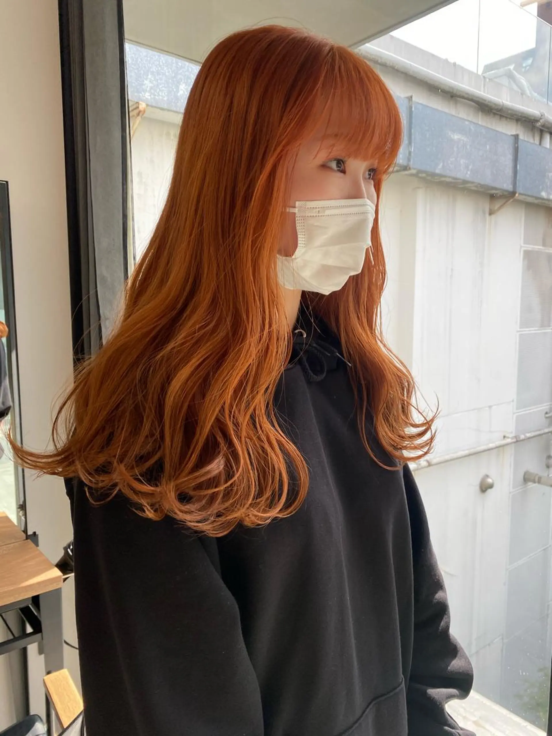 ロング カラー オレンジ RAYGLOW  by Headlight 東海店所属・海外ヘア スタイルRIOのヘアスタイル