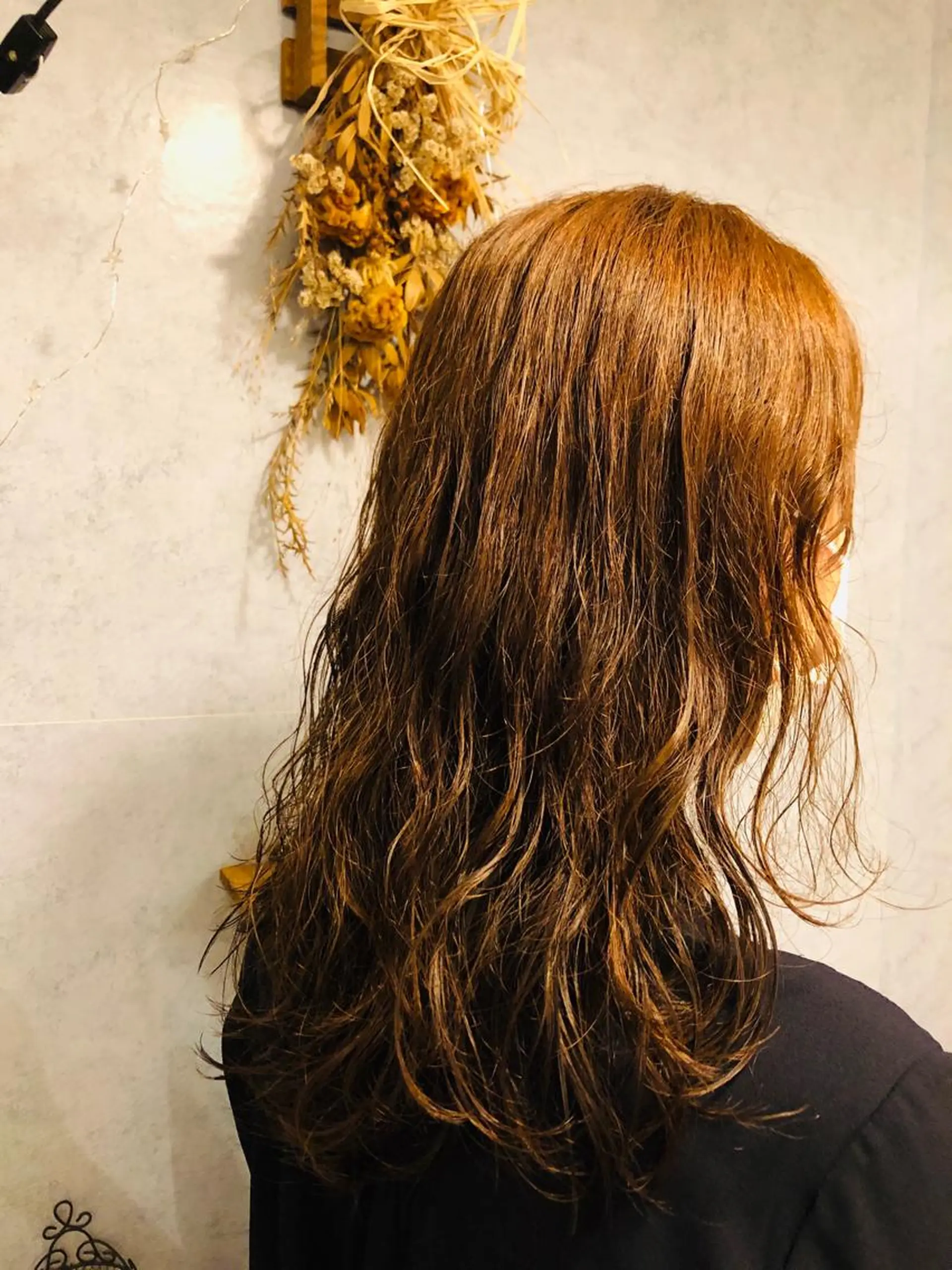 ロング パーマ 本多 美羽のヘアスタイル