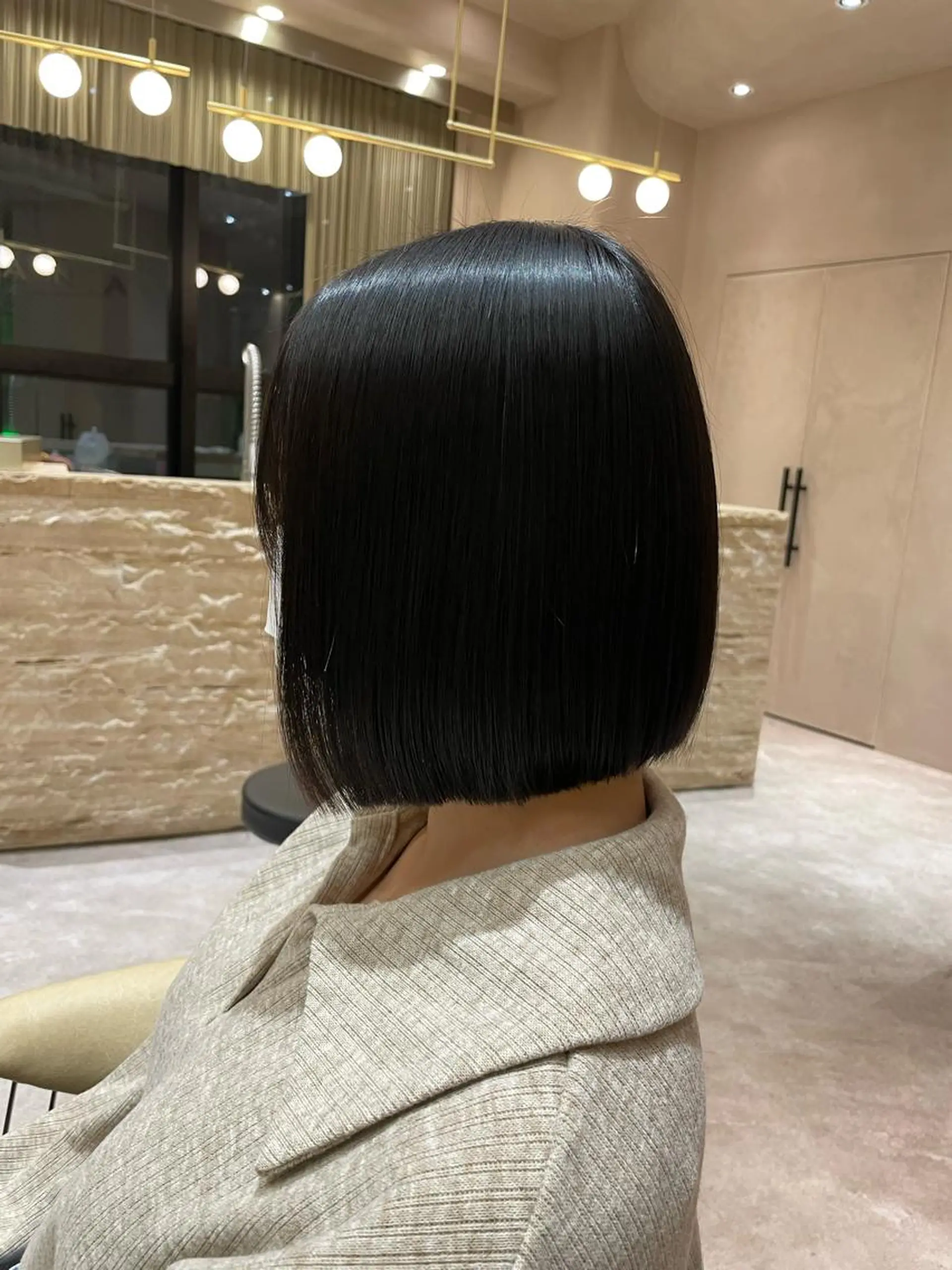 ショート 切りっぱなしボブ ボブ カット ヘアカラー トリートメント HAVANA MIZUKIのヘアスタイル