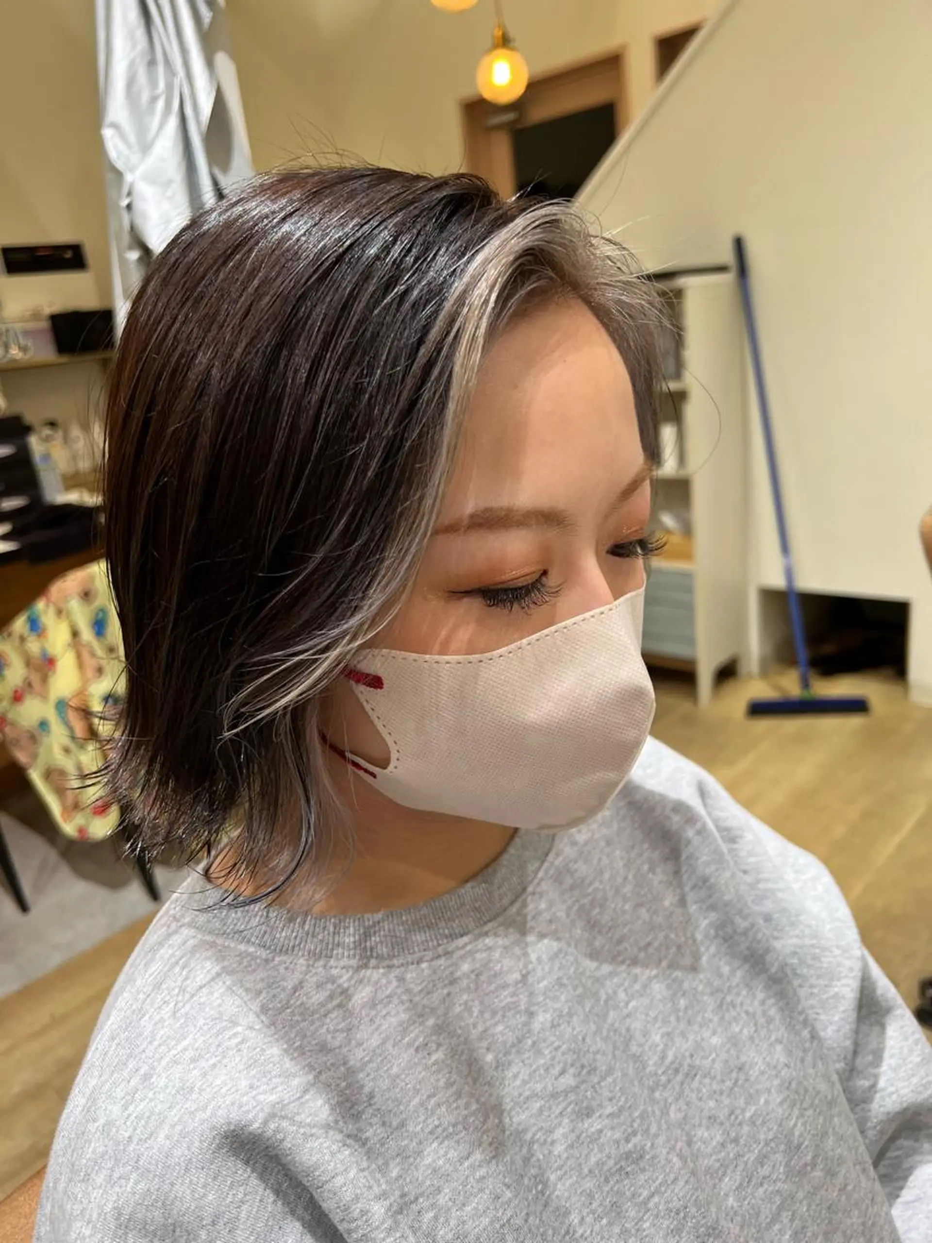 ショート ヘアカラー 藤井 雄大のヘアスタイル