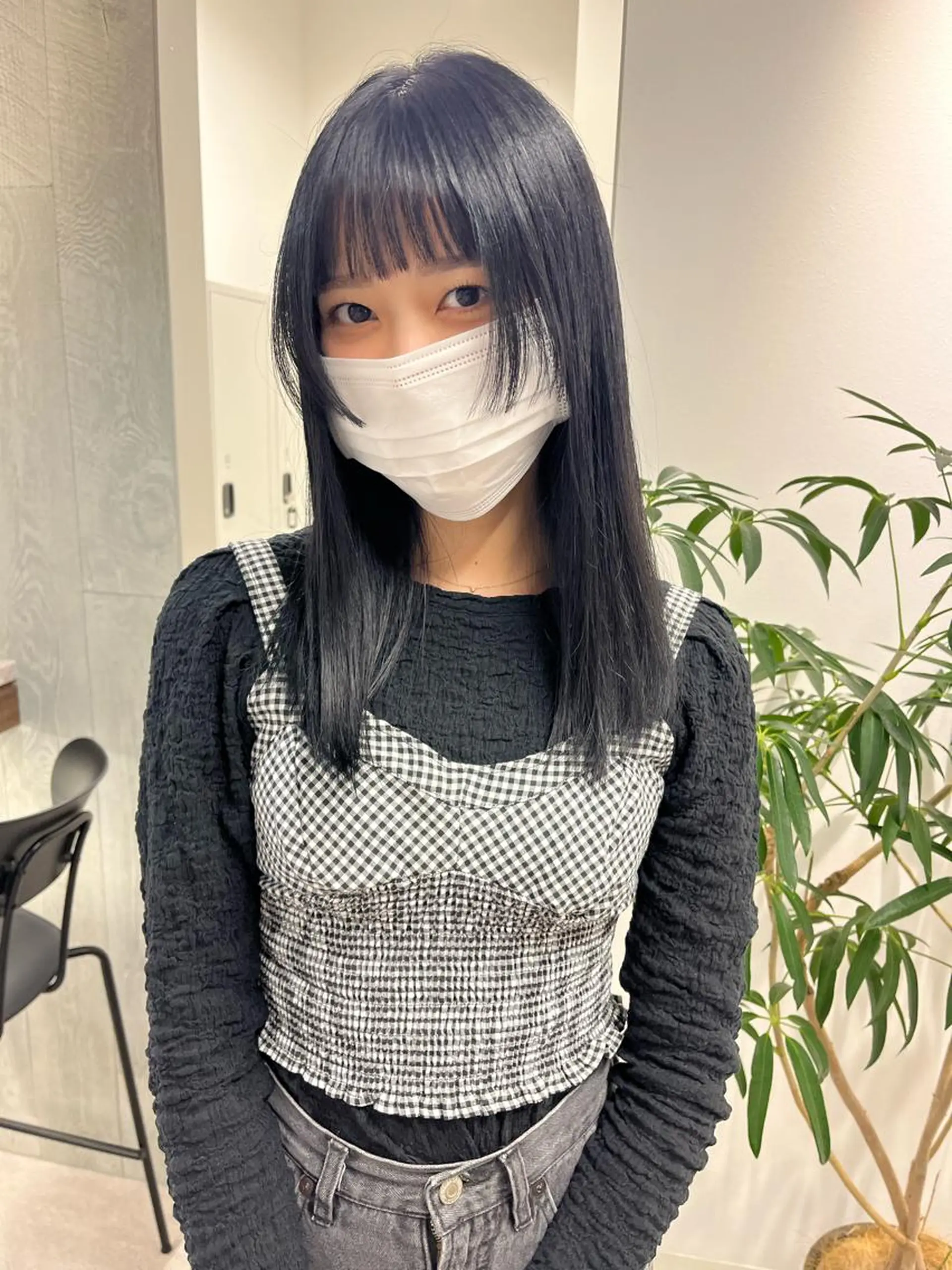 ミディアム カラー ヘアアレンジ ミディアムパーマ ブリーチ ケアブリーチ デザインカラー ダブルカラー カット ヘアカラー トリートメント umu.［韓国ヘア /レイヤーカット］のヘアスタイル