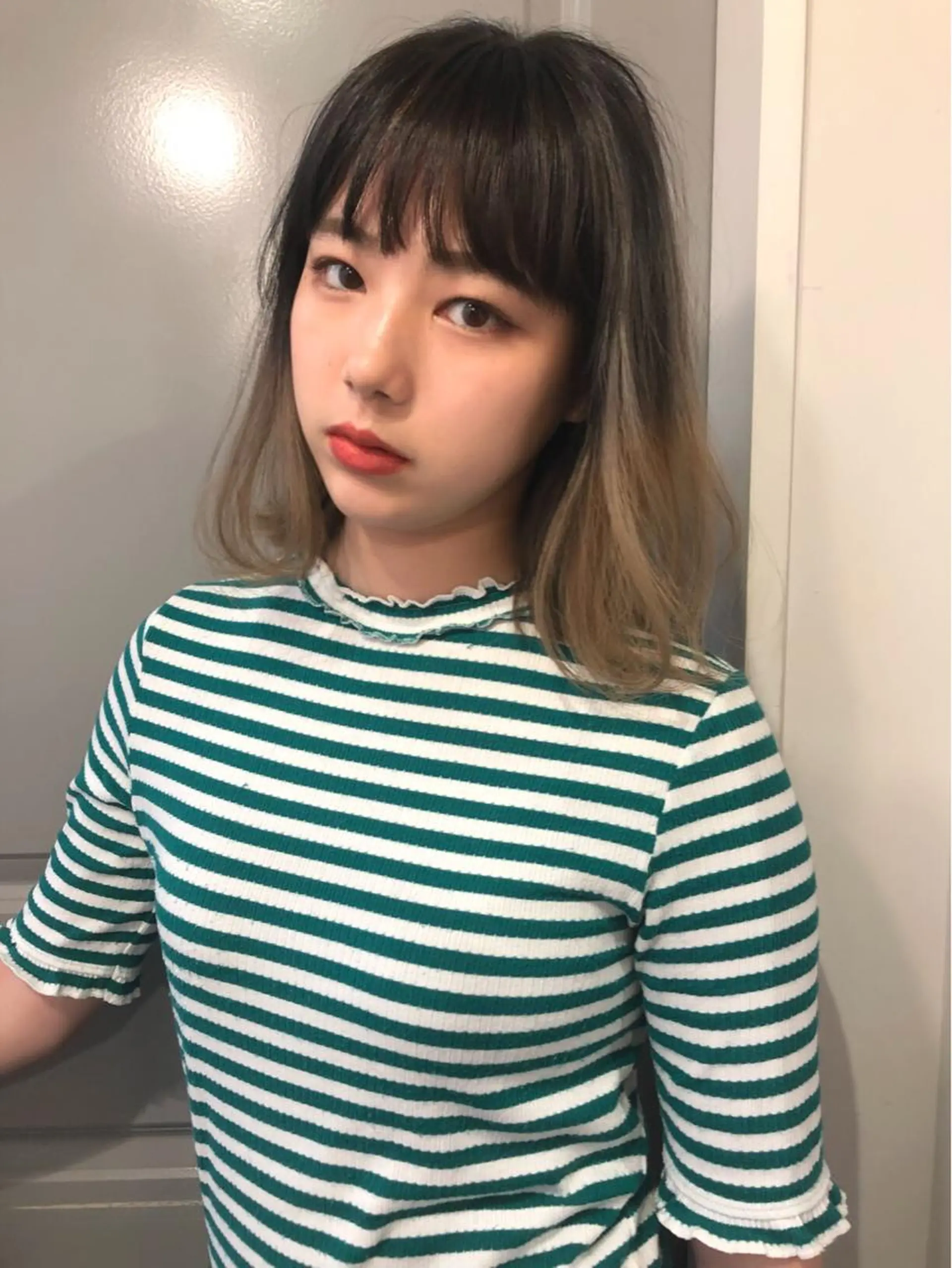 ミディアム カラー グラデーションカラー Pia hair Design Yakuin所属・Pia ツボイ ケイタのヘアスタイル