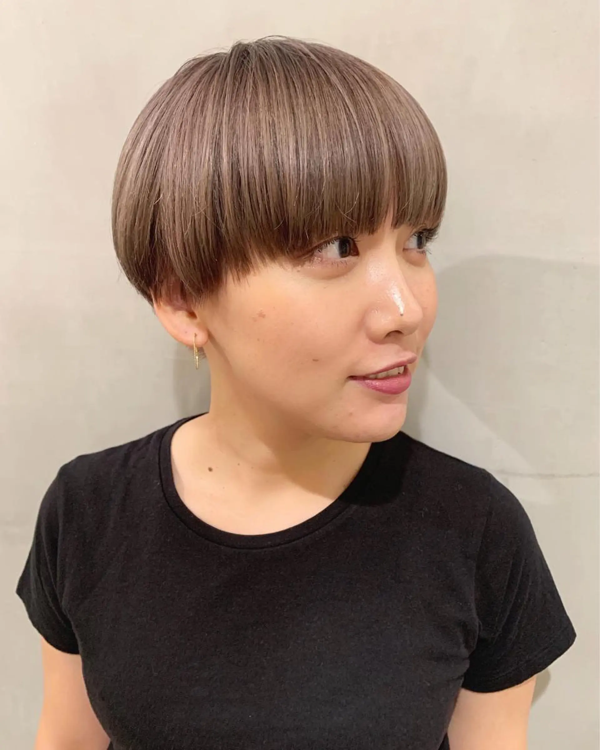 ショート カラー カット ヘアカラー トリートメント 優 作のヘアスタイル