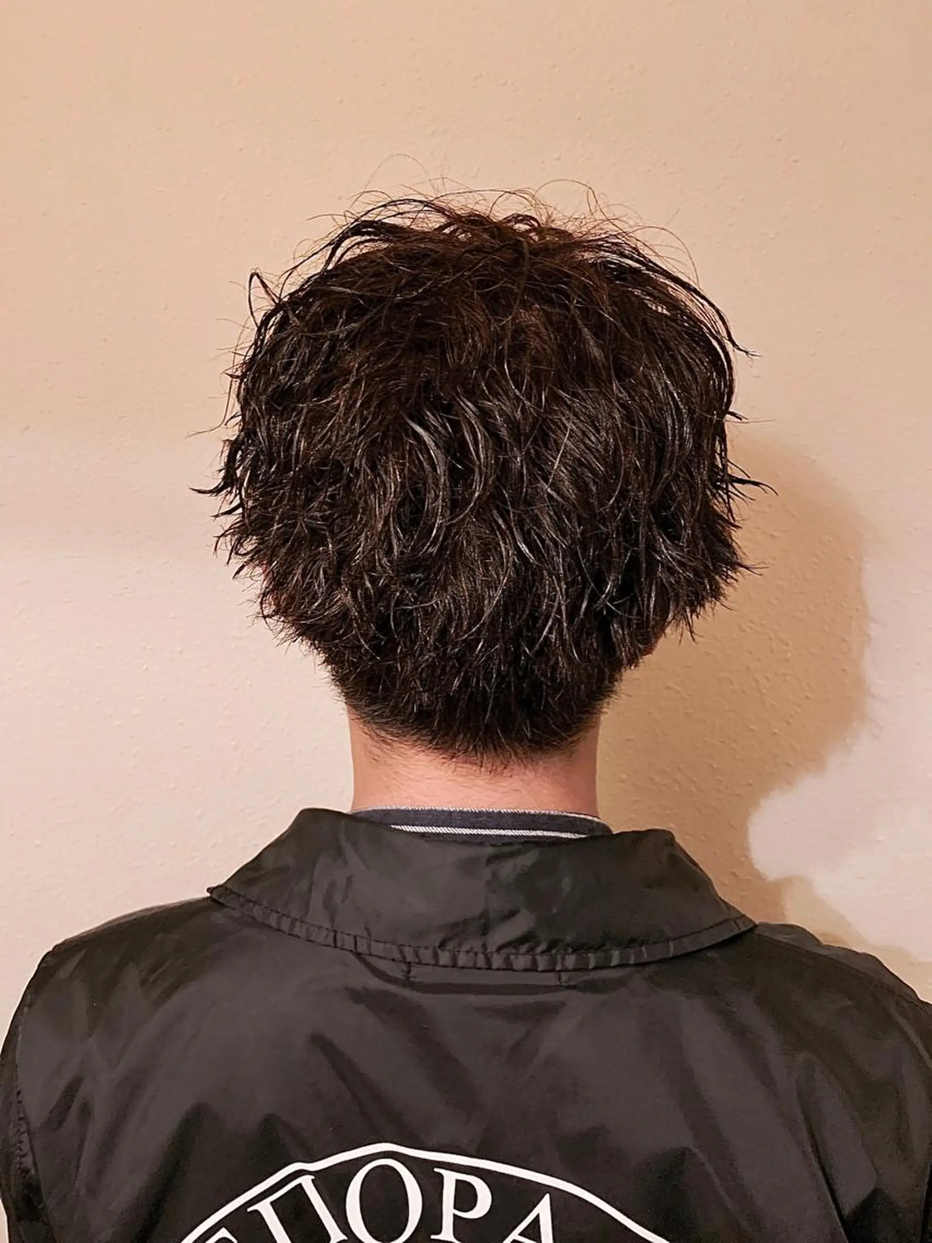 ミディアム パーマ メンズ HIROGINZA ヒロ銀座 青山所属・マツオ リュウホウ🐉のヘアスタイル