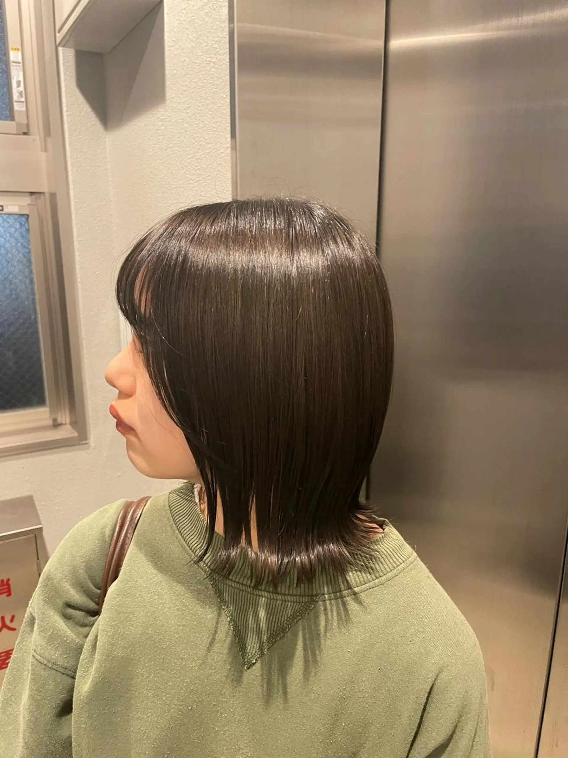 ミディアム カラー 💖ボブ/髪質改善 顔周りレイヤー/ユイのヘアスタイル