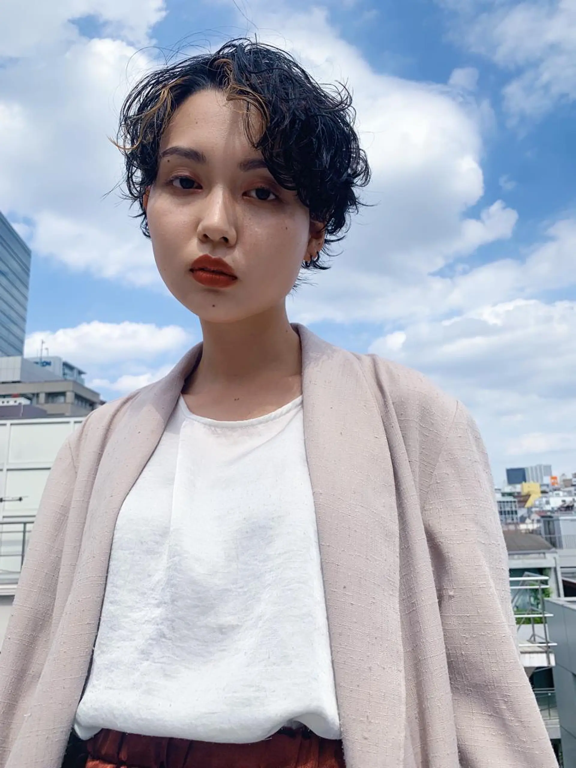ショート カラー パーマ ショートヘア カット ヘアカラー トリートメント ヘアセット ブリーチカラーNo. 1🌈 RYOGAのヘアスタイル