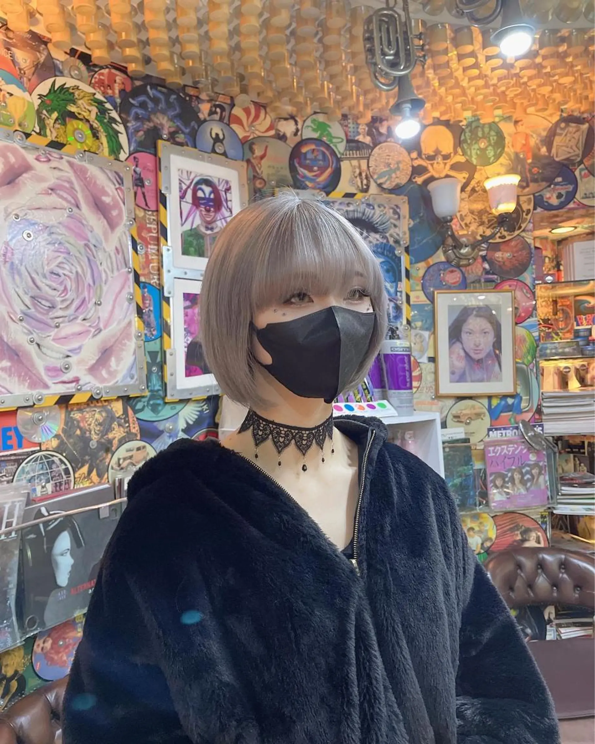 ショート カラー ヘアアレンジ ブリーチ ケアブリーチ ハイトーンカラー ボブ haco+所属・🌈派手髪エクステ ブレイズ🌈ひろとのヘアスタイル