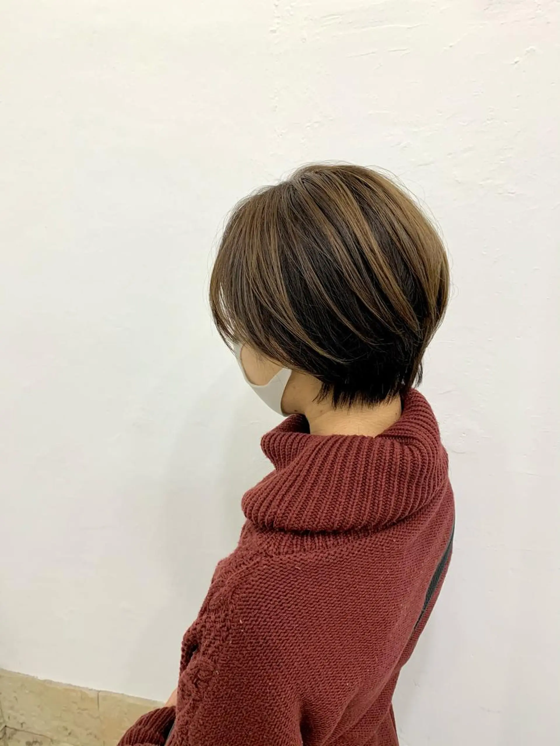 ショート ショートボブ ボブ ハイライト レイヤーカット ショートヘア 相武台ショート特化 💐川崎希💐のヘアスタイル