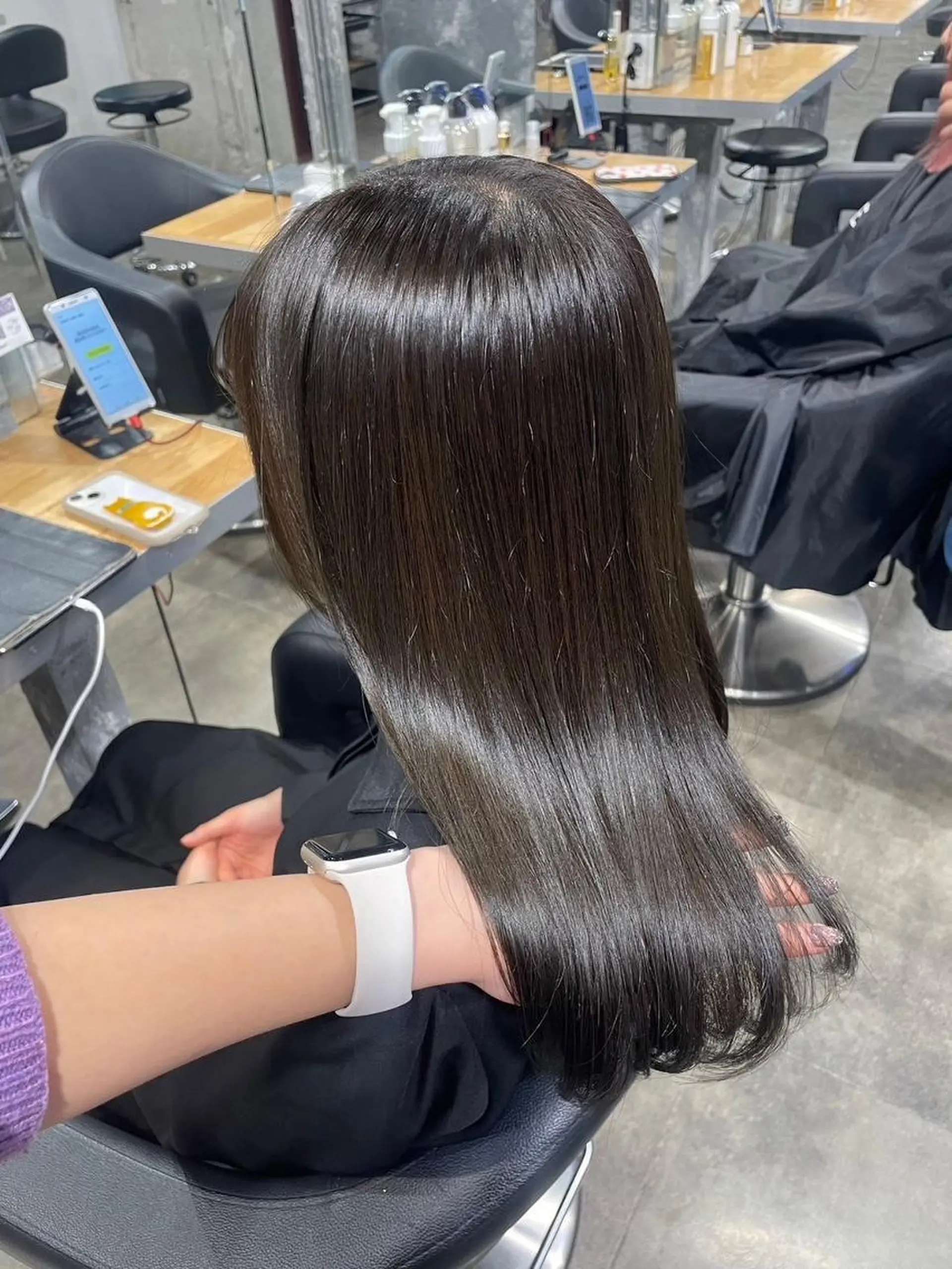 ヘアアレンジ ロング トリートメント 韓国うる艶ベージュ 🤎まなかのヘアスタイル