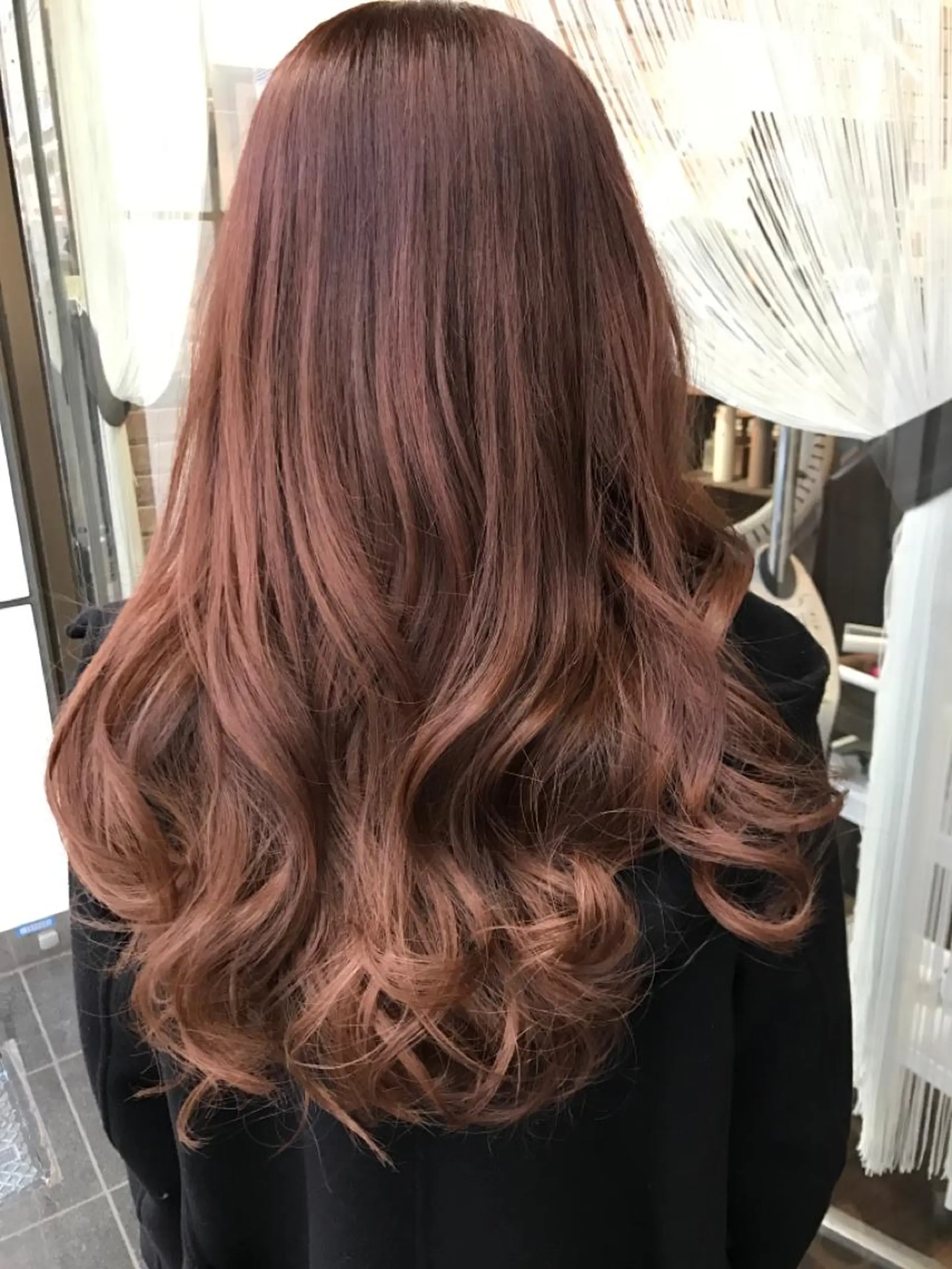 ロング カラー カット ヘアカラー トリートメント ヘッドスパ Parfait 山本のヘアスタイル