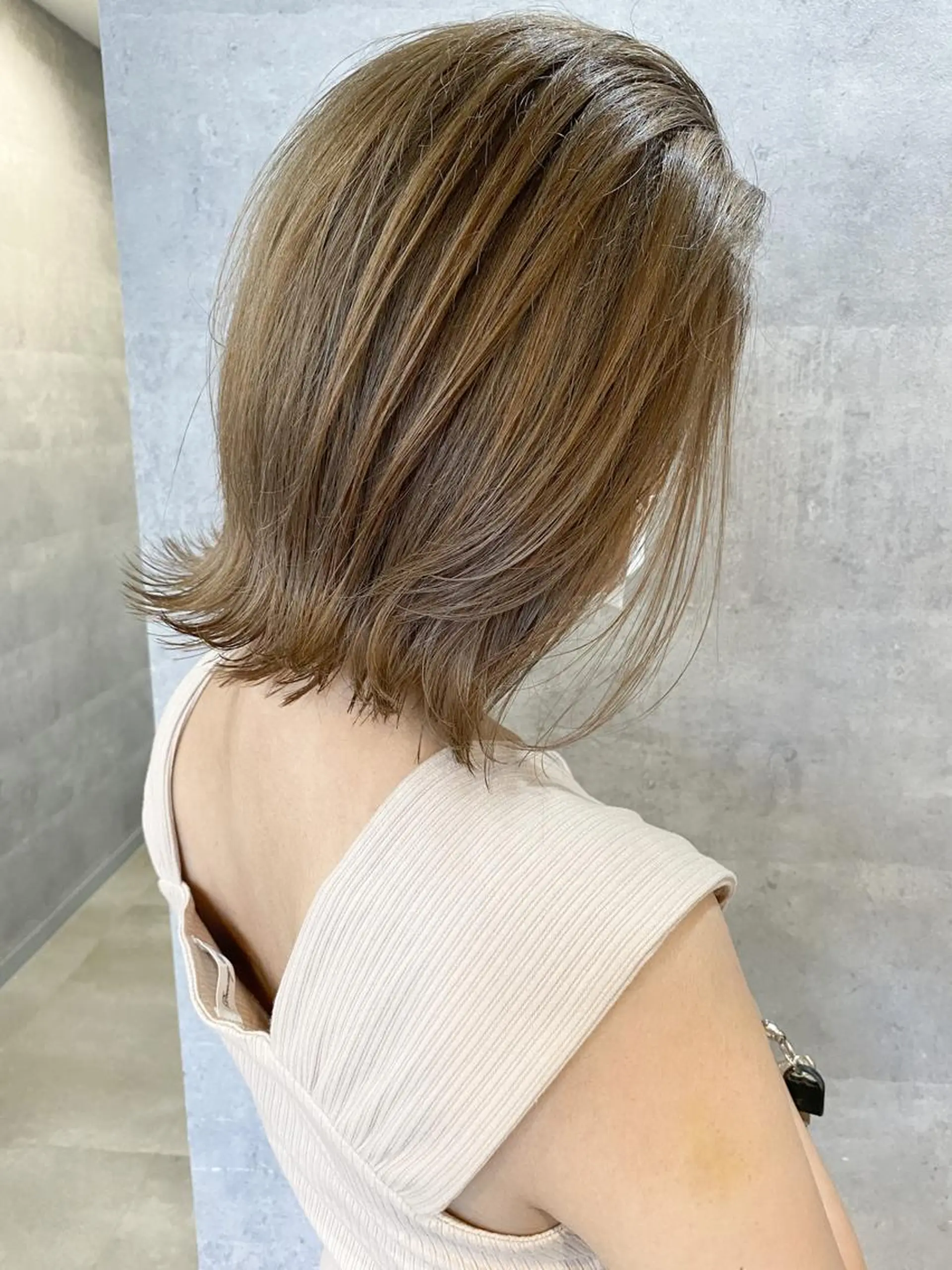 ミディアム ヘアカラー 'oli所属・難波'oli【オリ】 美容室のヘアスタイル