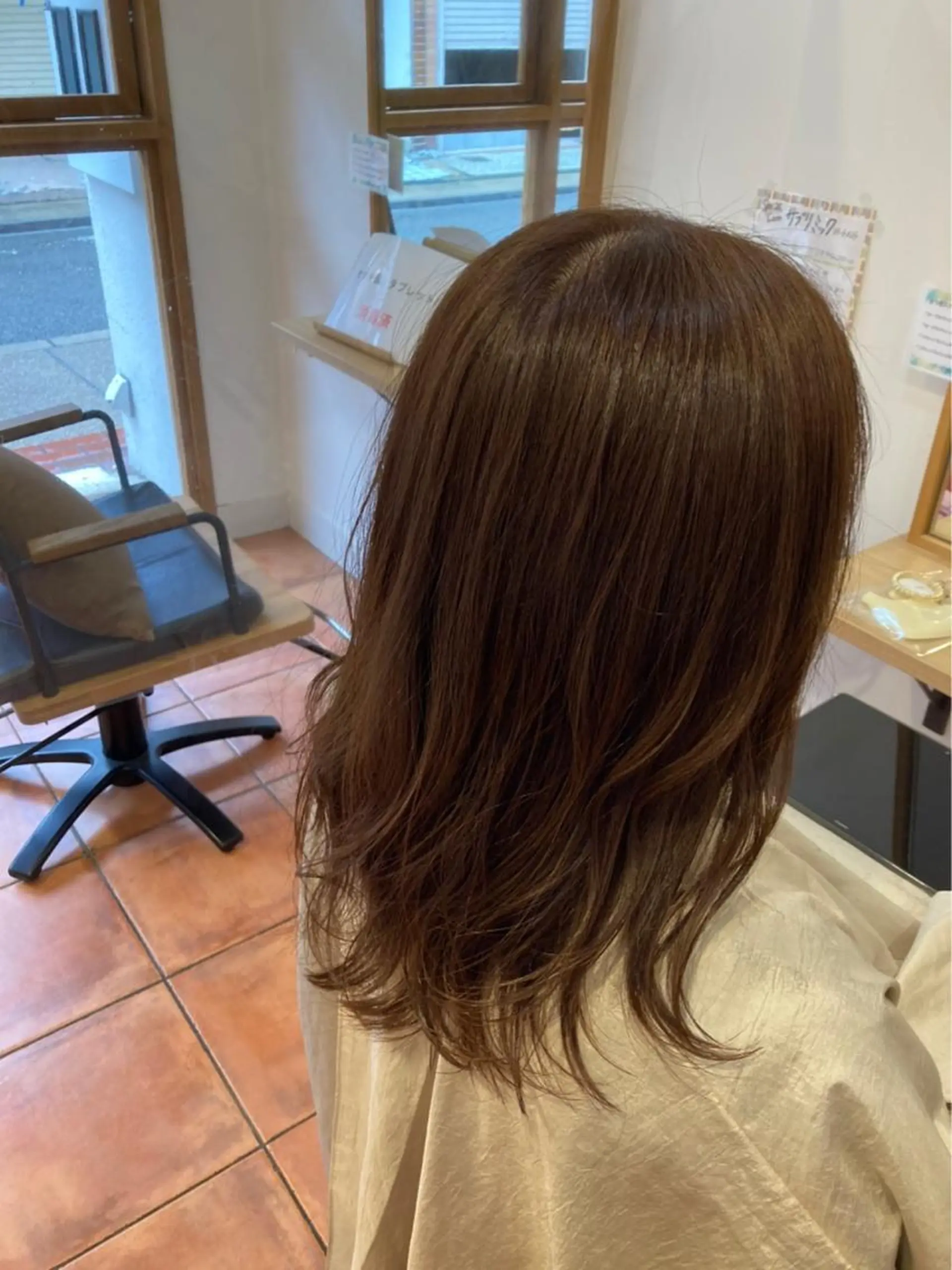 セミロング 中田 海斗のヘアスタイル
