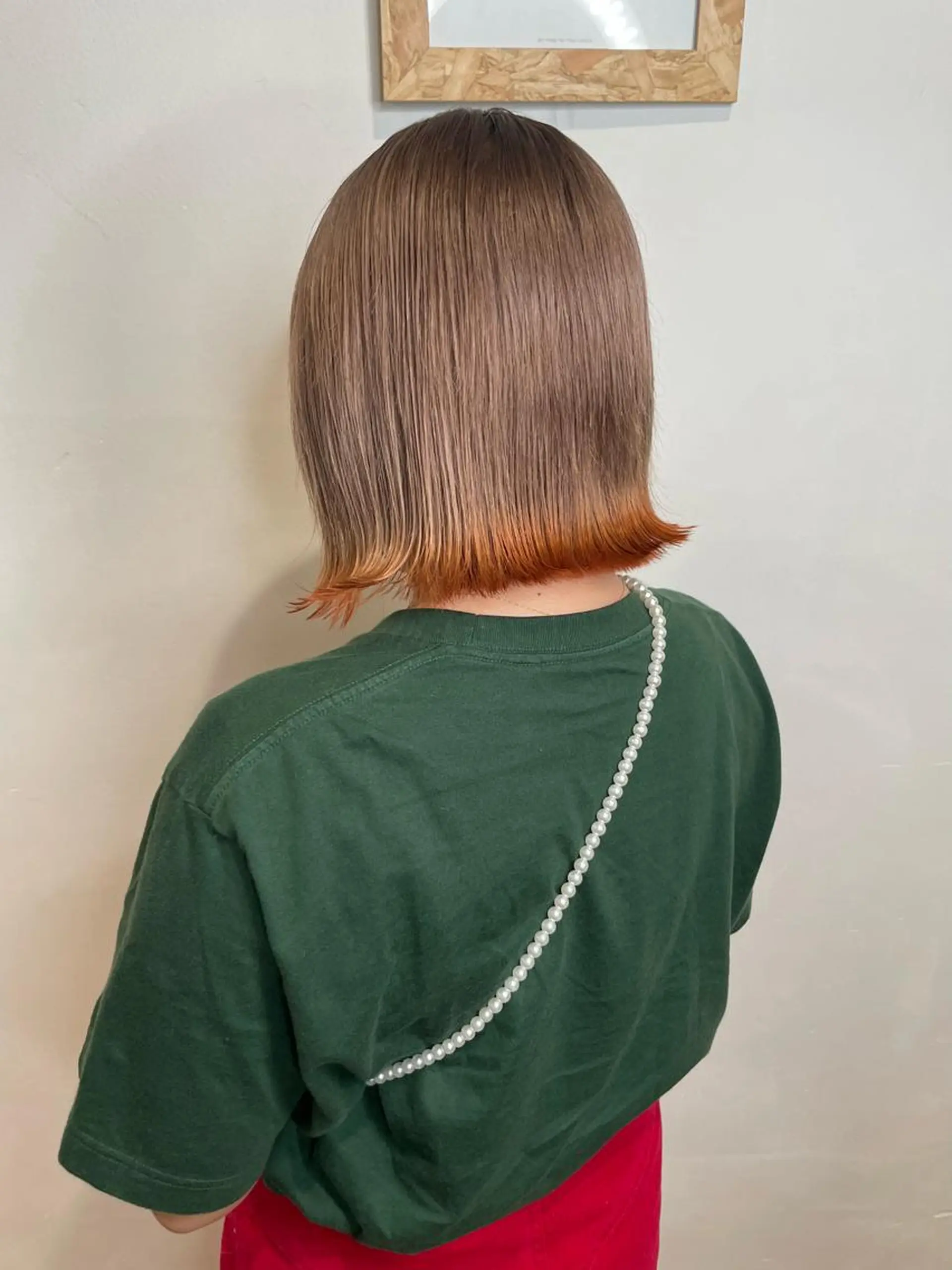 ショート ブリーチ縮毛矯正 齊藤翔太のヘアスタイル