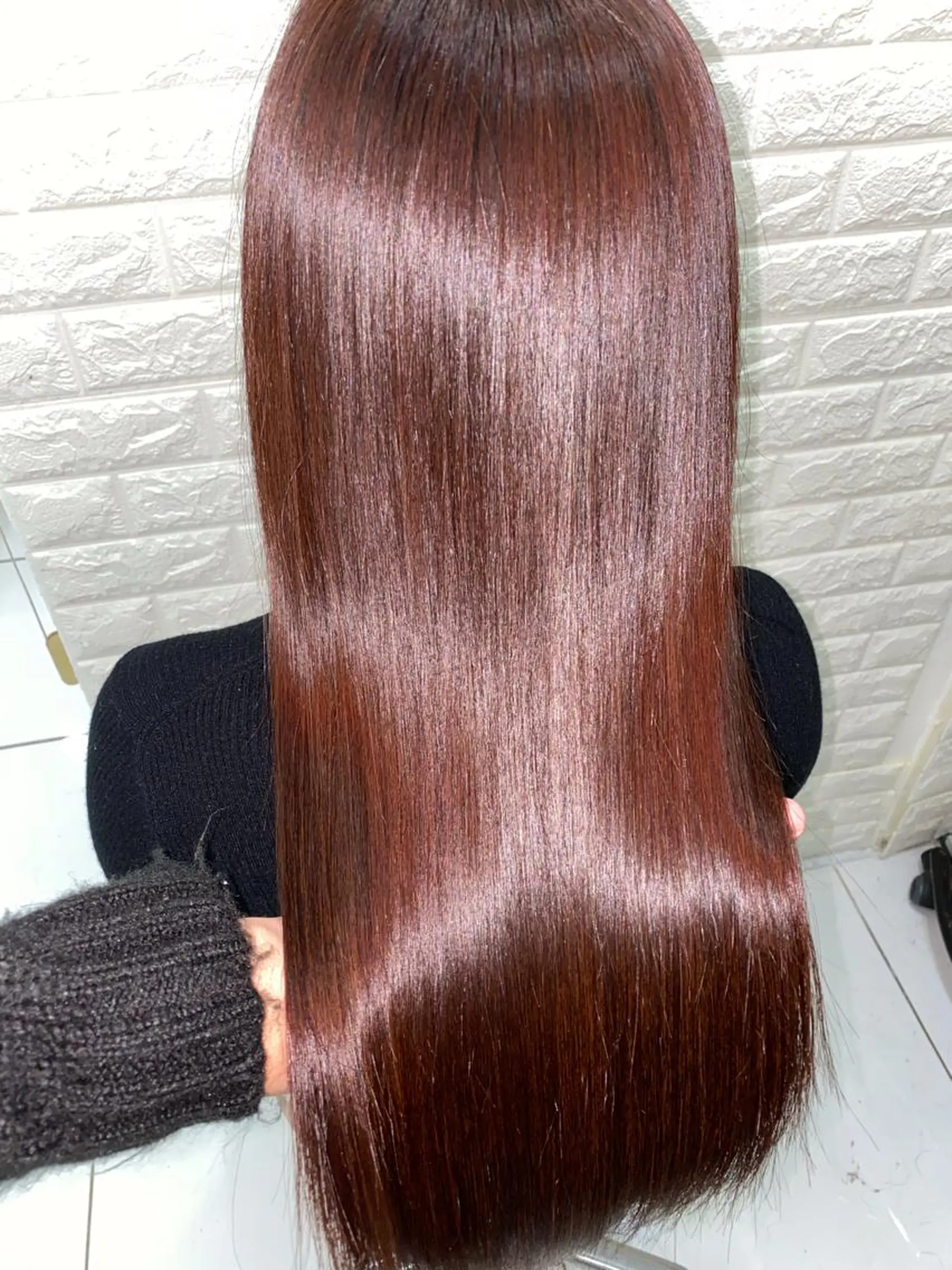ロング 髪質改善 トリートメント 20代半ば上質なへア ケア 髪質改善 大西のヘアスタイル