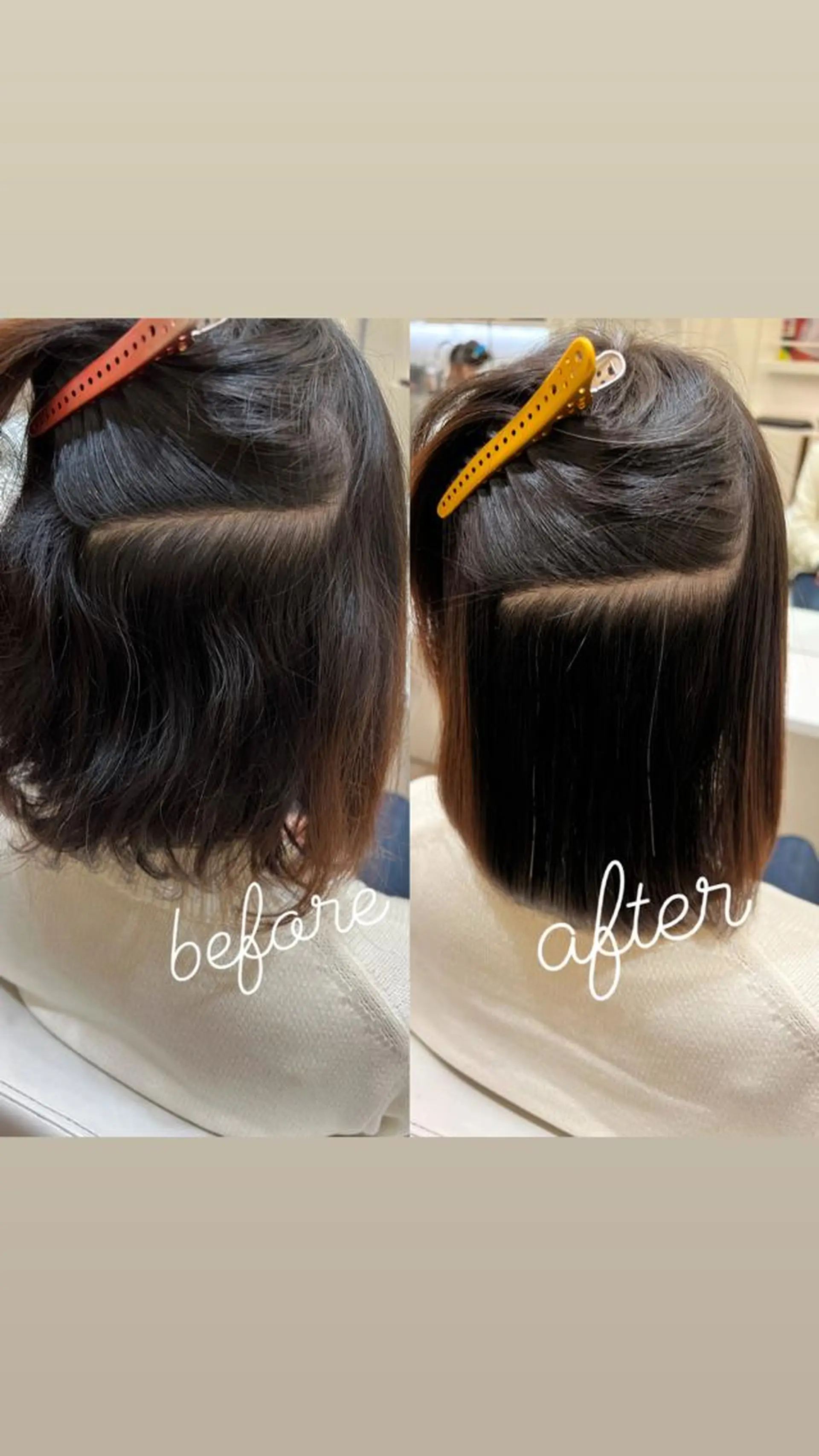 ミディアム 縮毛矯正 店長/藤原 季矢のヘアスタイル