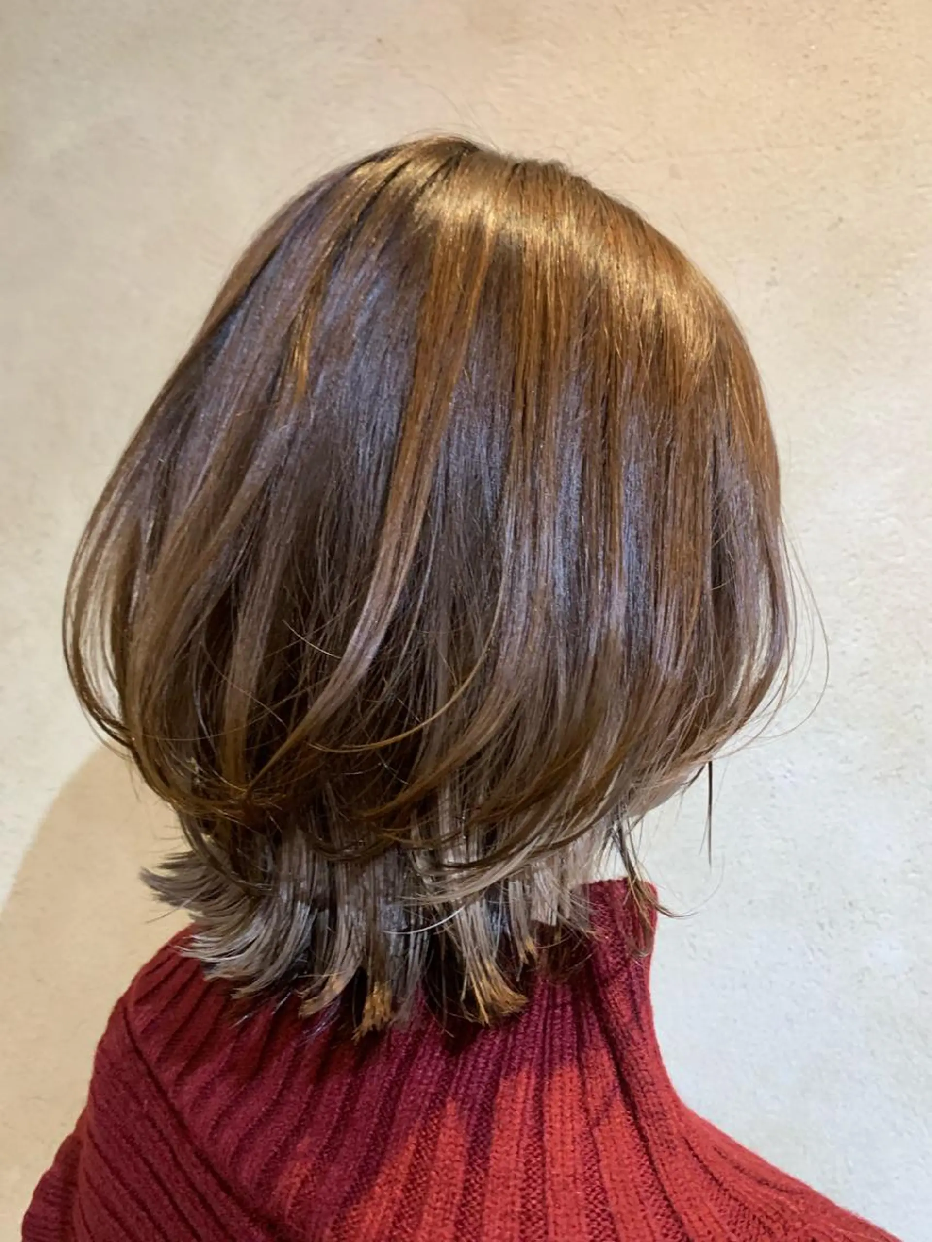 ミディアム カラー 平 ちひろのヘアスタイル