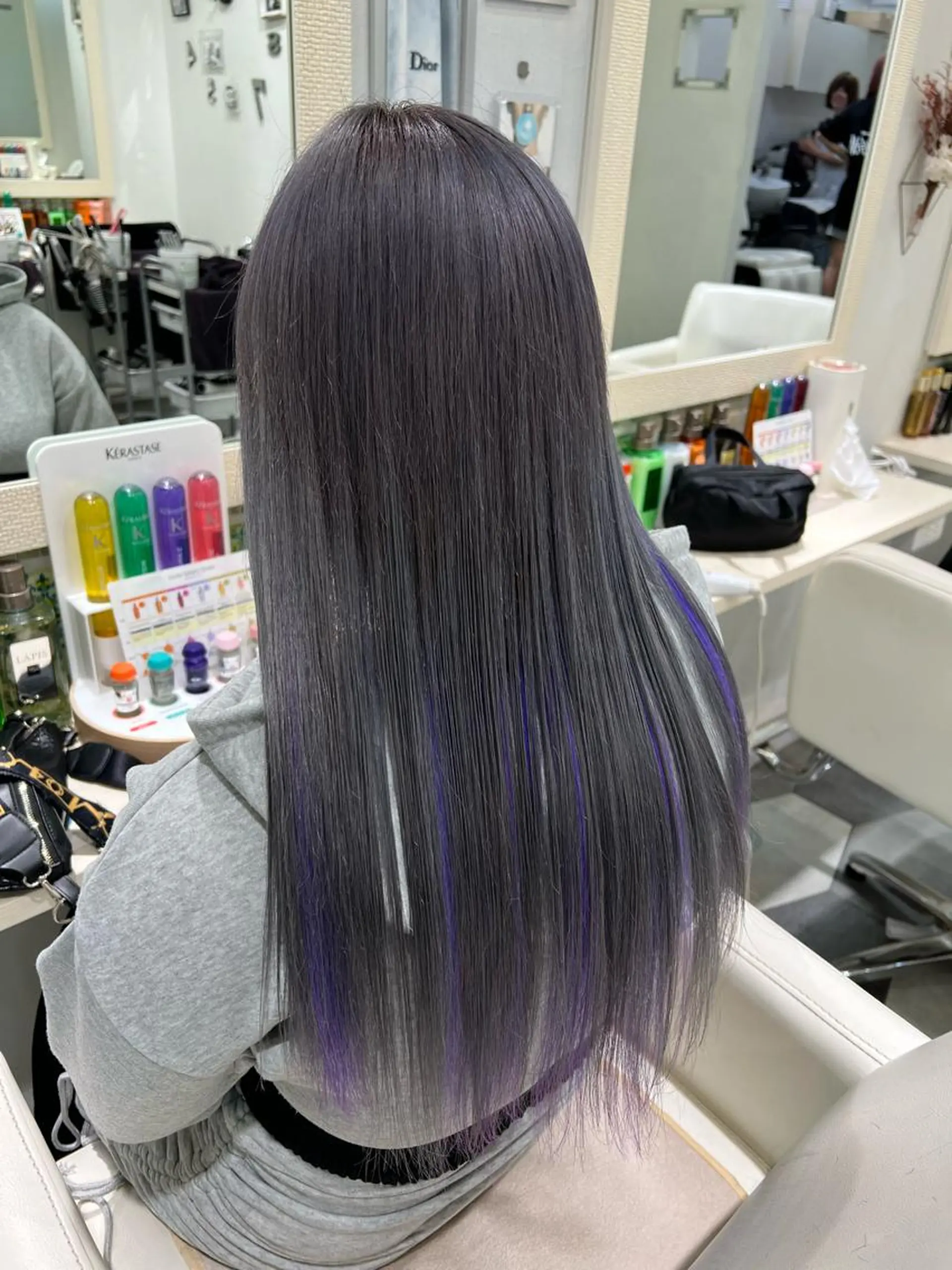 ロング カラー インナーカラー エクステ ロング Lapis 池袋店所属・MASHIRO 🩵Lapis池袋店のヘアスタイル