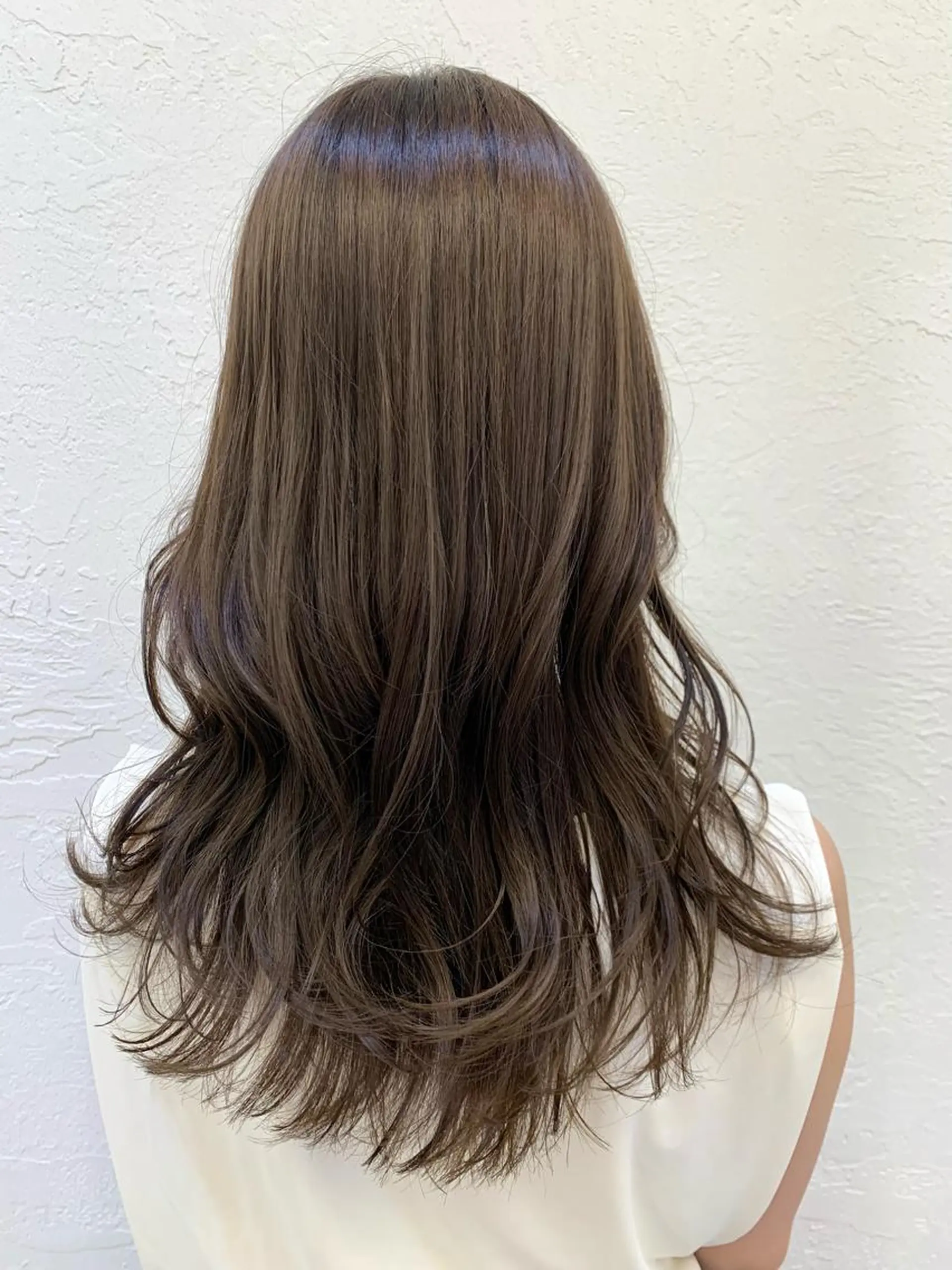 セミロング カラー カット ヘアカラー トリートメント ヘアセット レイヤー/透明感 🍃鈴木裕介のヘアスタイル