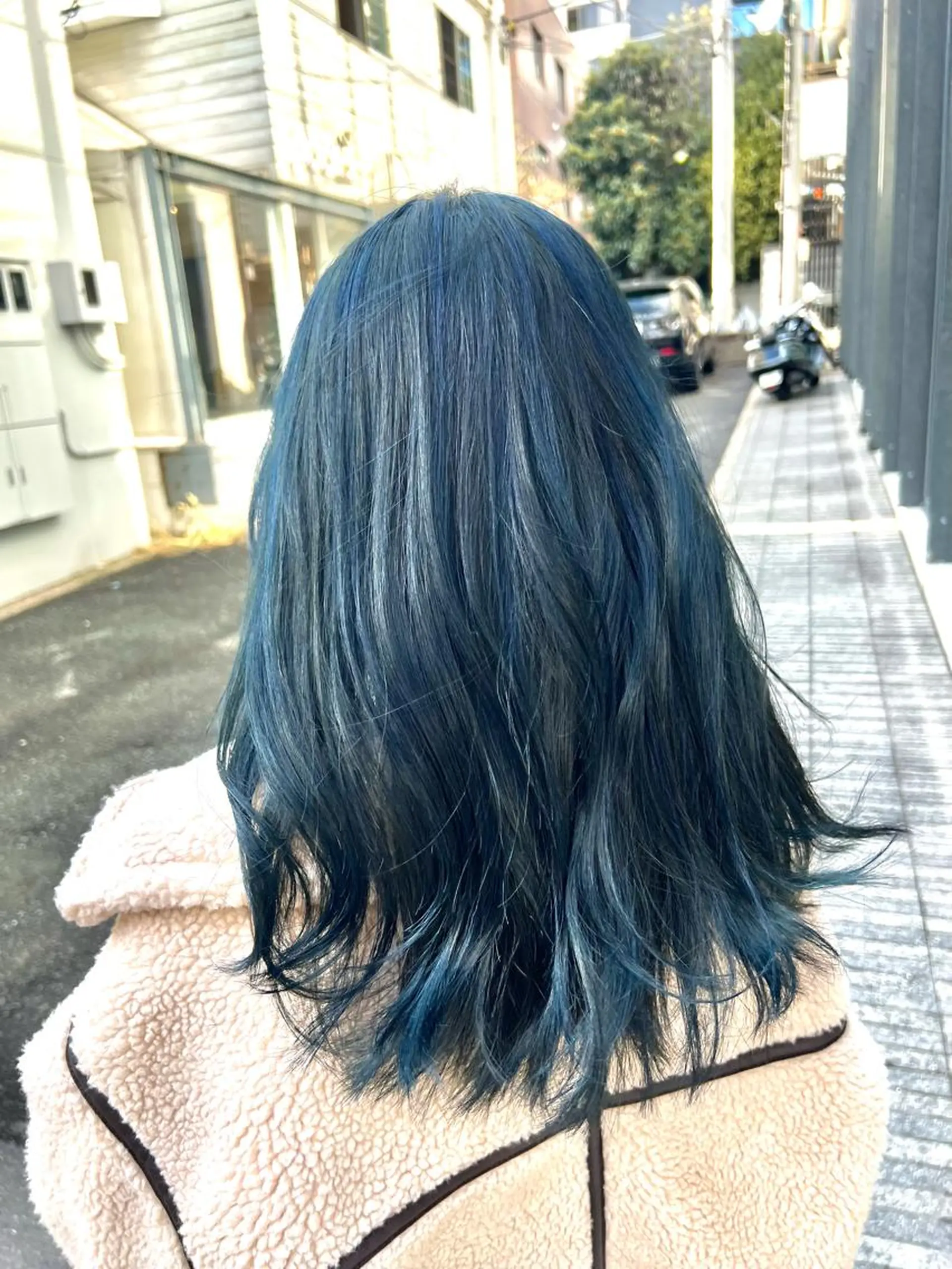 セミロング カラー パーマ ヘアアレンジ ヘアカラー トリートメント ヘアセット 🌈インナーカラー ‘ショウマ’🌈のヘアスタイル