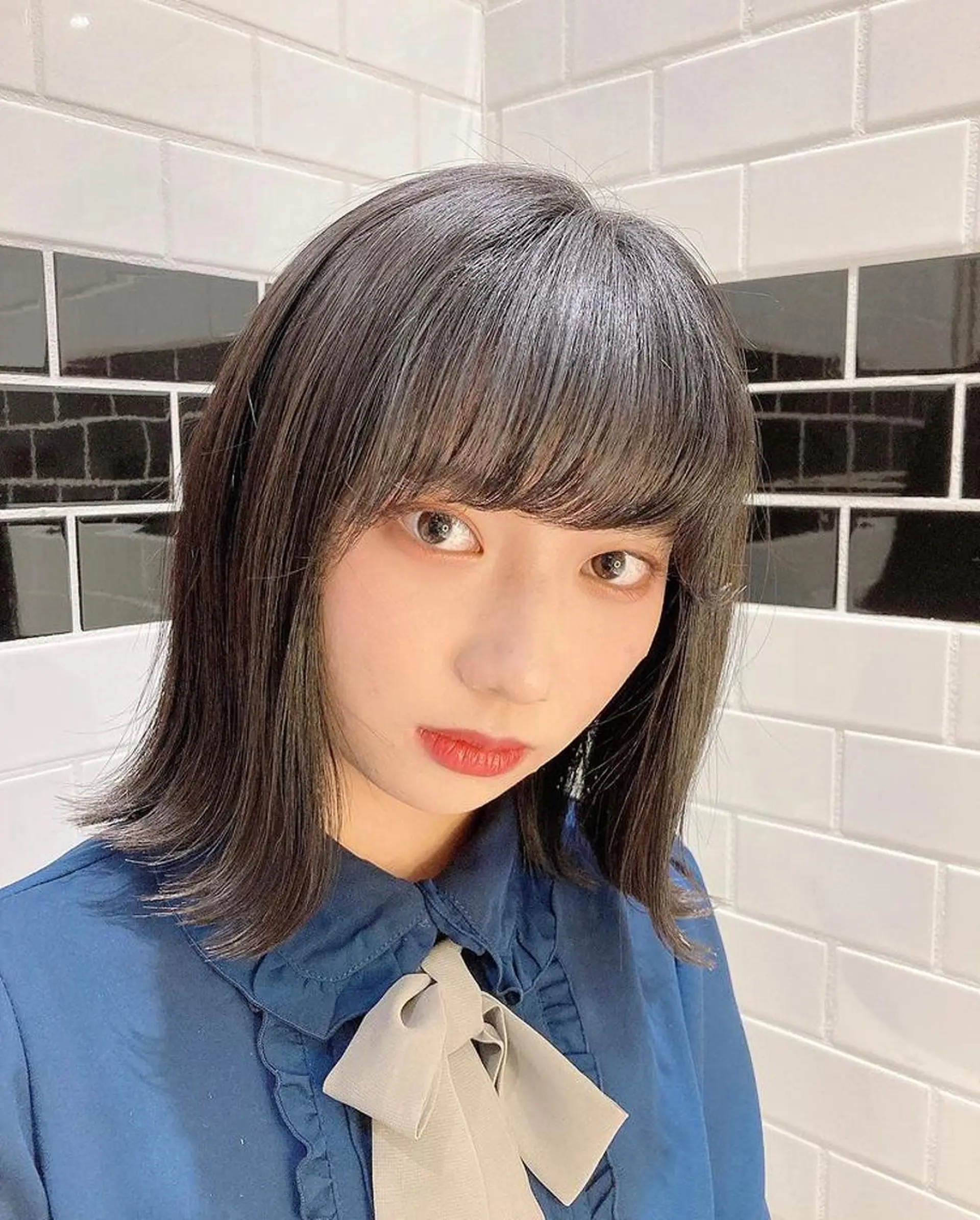 ショート カラー ヘアアレンジ 切りっぱなしボブ ボブ エグチ アキラのヘアスタイル