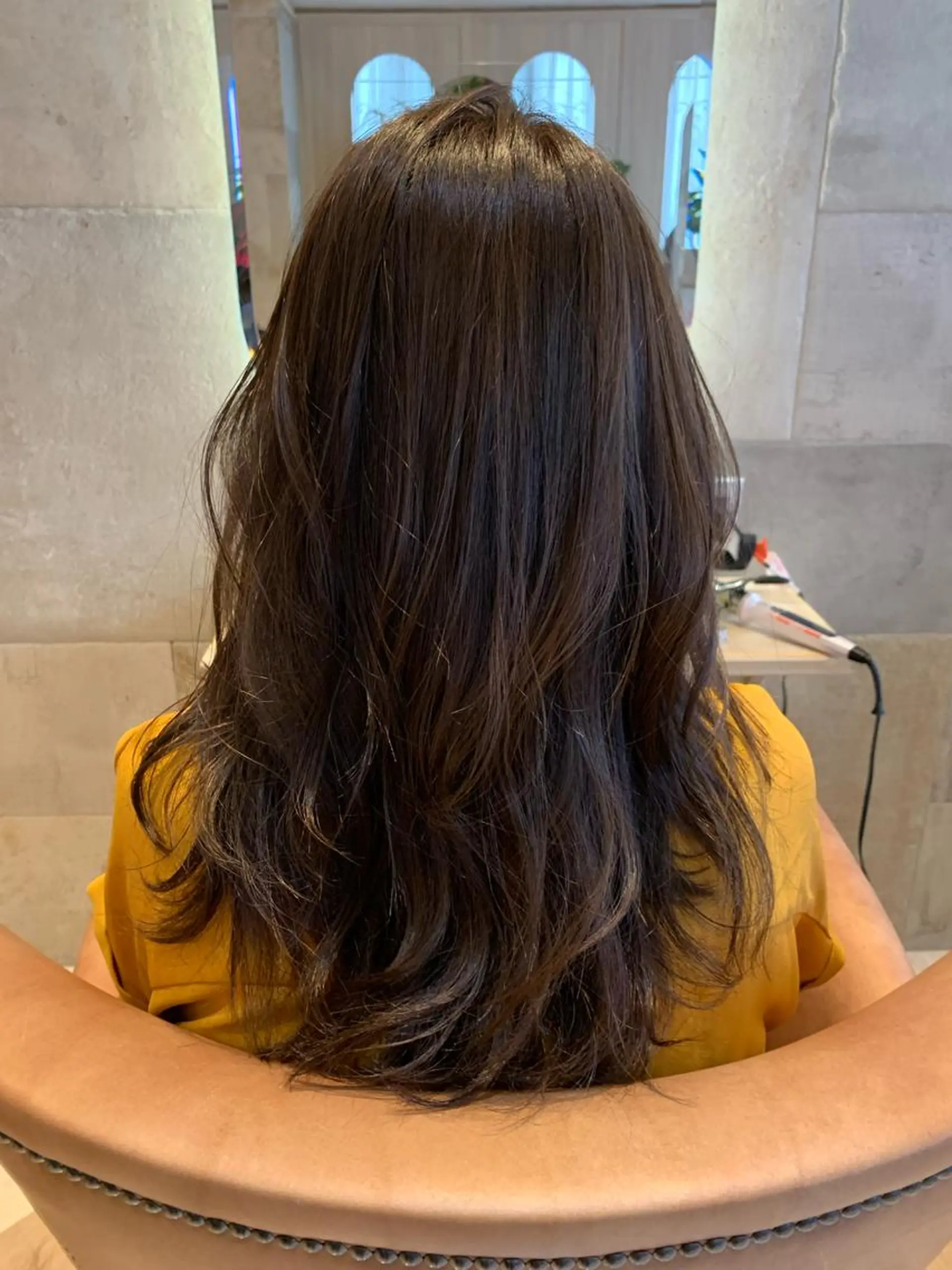 ロング レイヤーカット カット ヘアカラー トリートメント 韓国ヘア/髪質改善 /Harunaのヘアスタイル