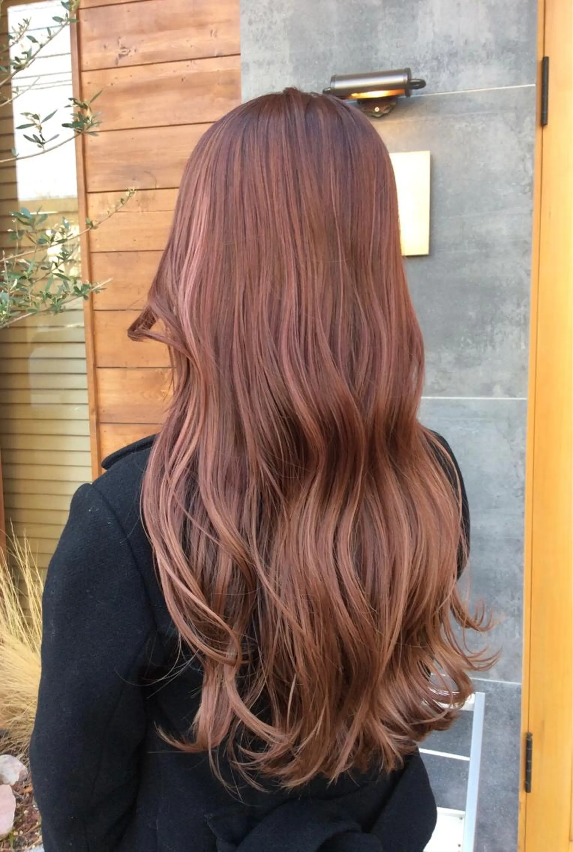 ロング カラー ピンクカラー 韓国風ヘア 松井 竜輝のヘアスタイル