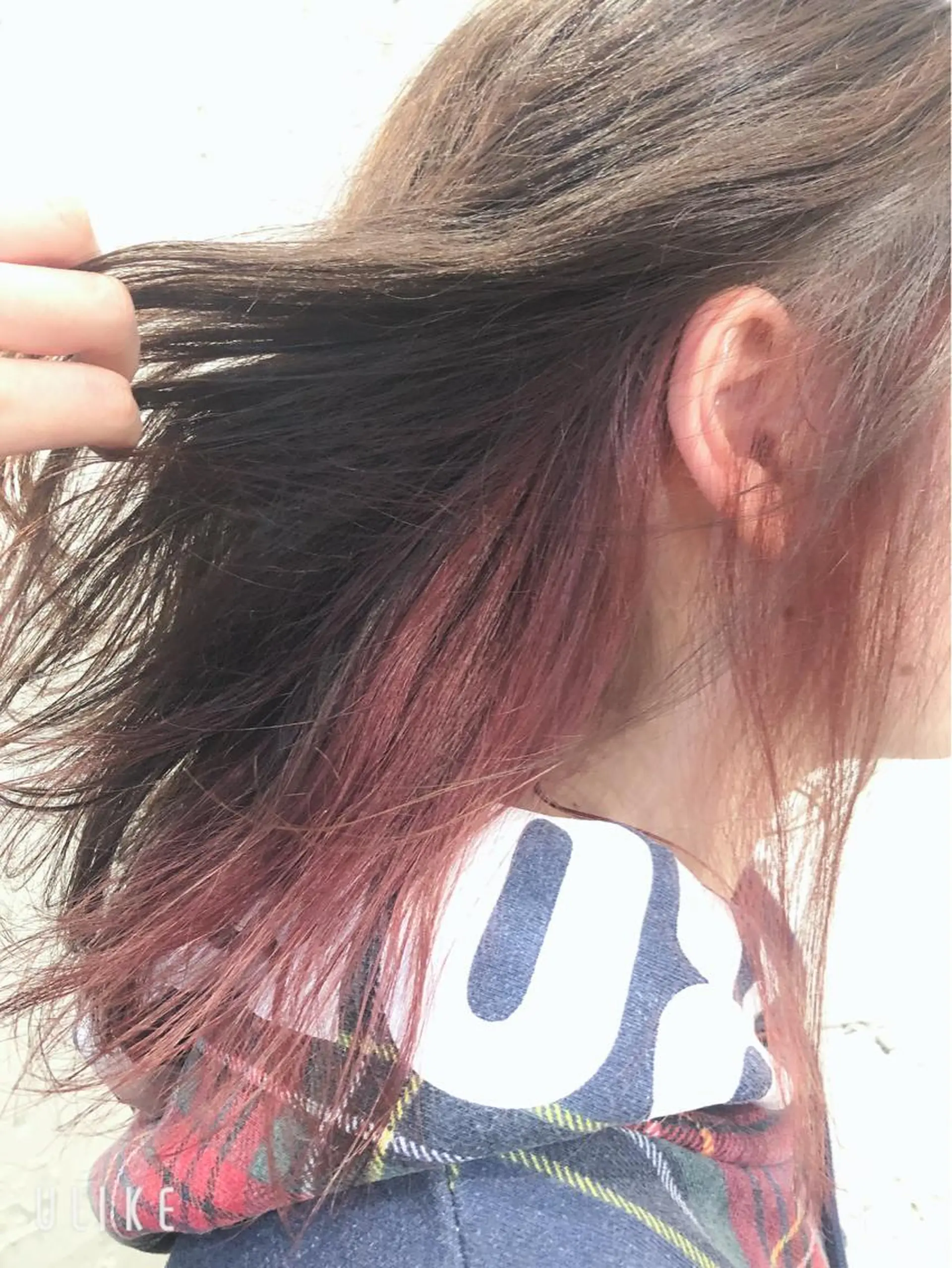 カラー イヤリングカラー レイヤーカット🎀 kanaのヘアスタイル