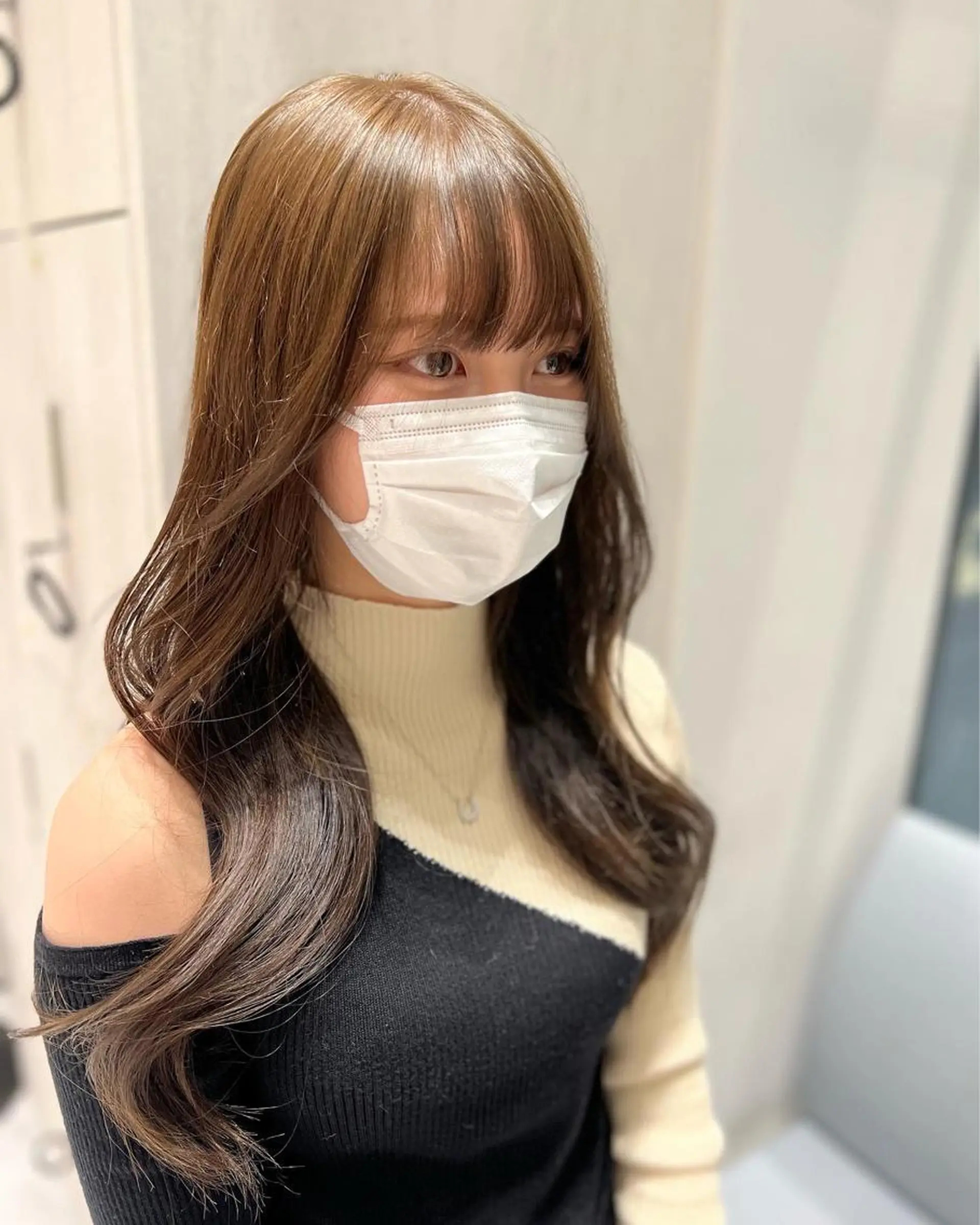 ロング カラー 森川 翔太のヘアスタイル
