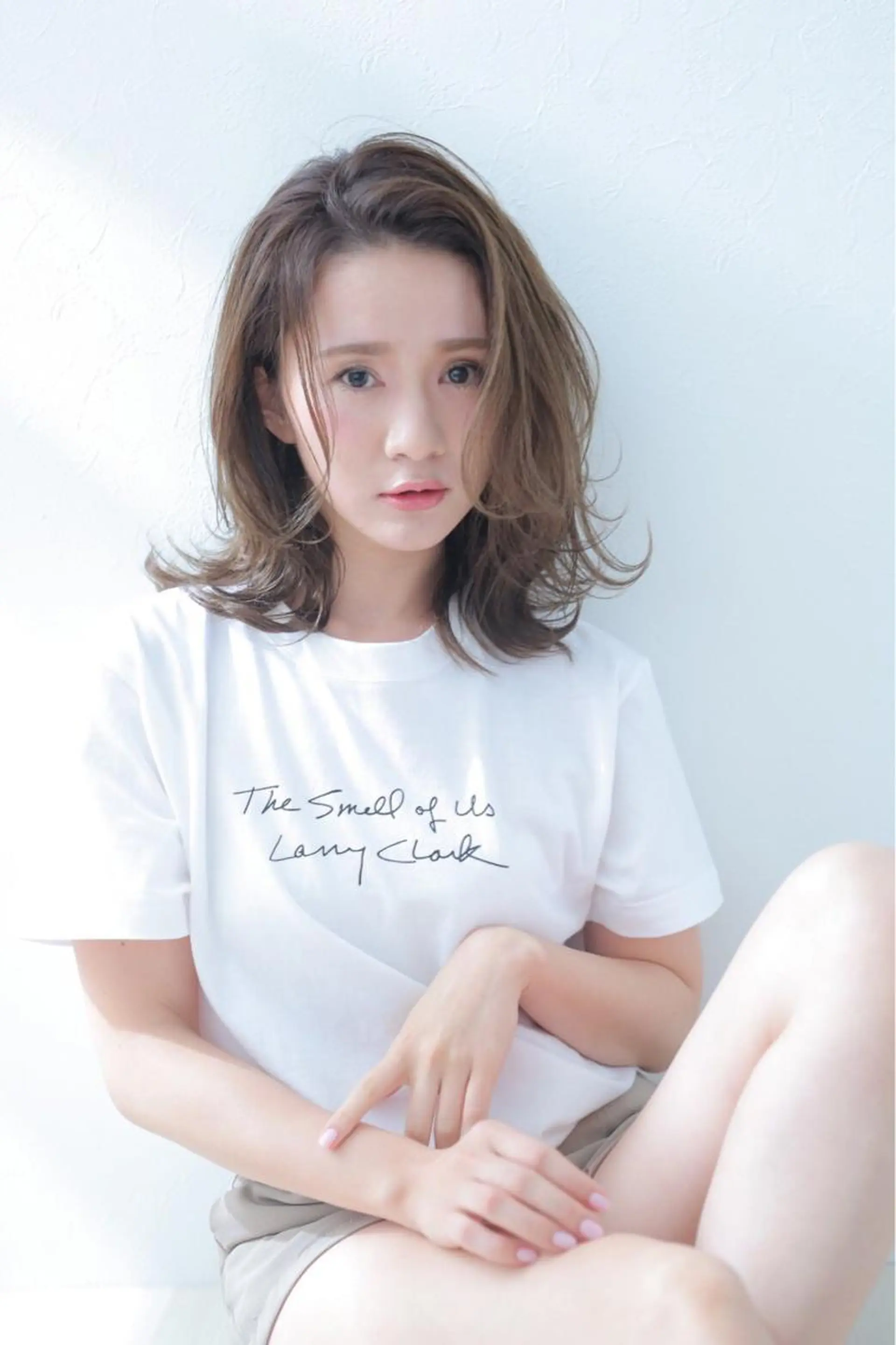 カラー パーマ ヘアアレンジ ハイライトカラー オリーブカラー 髪質改善 mihoko/ ニュアンスパーマのヘアスタイル