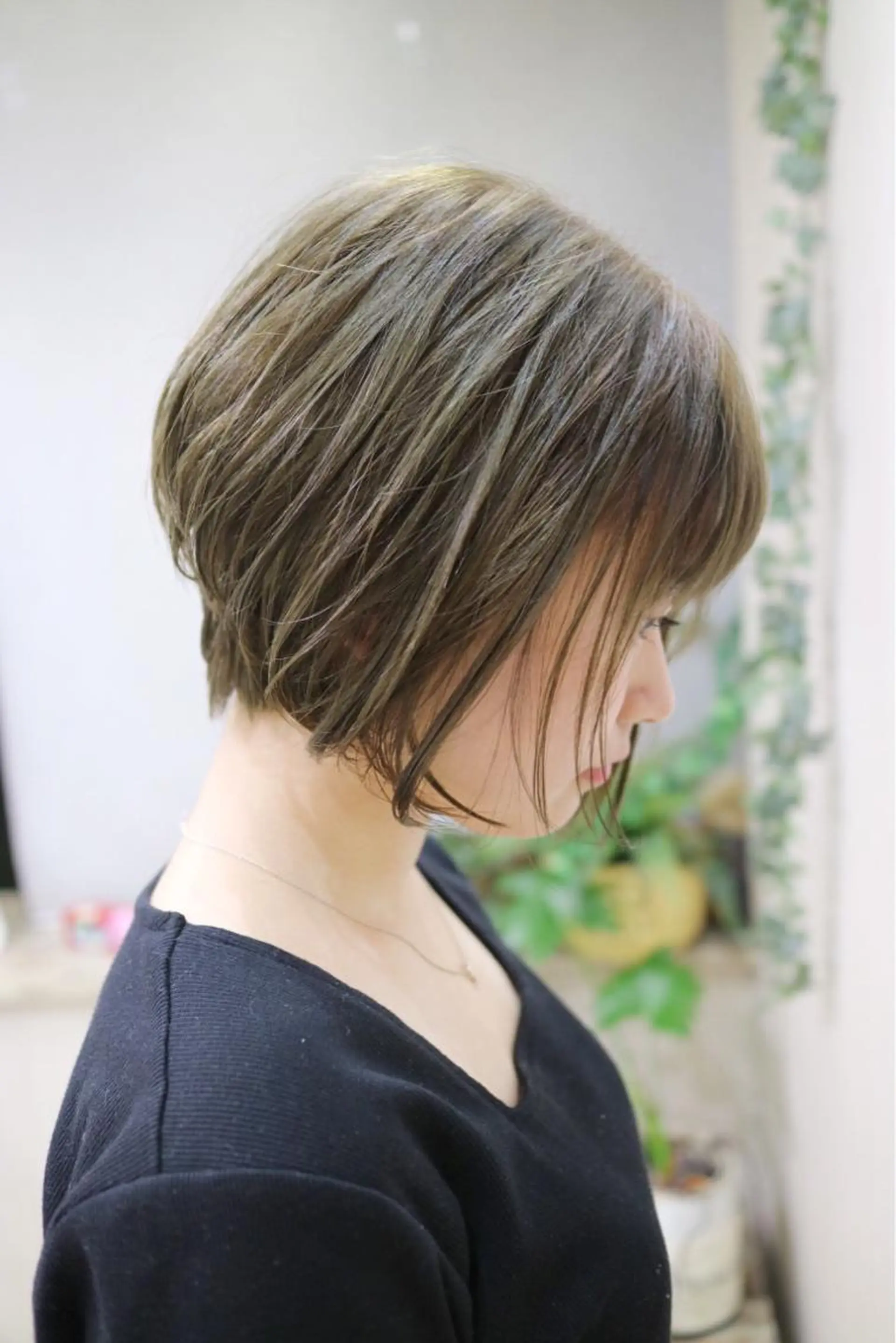 ショート 前下がりボブ ボブ Ciela船橋所属・小保方 一輝のヘアスタイル