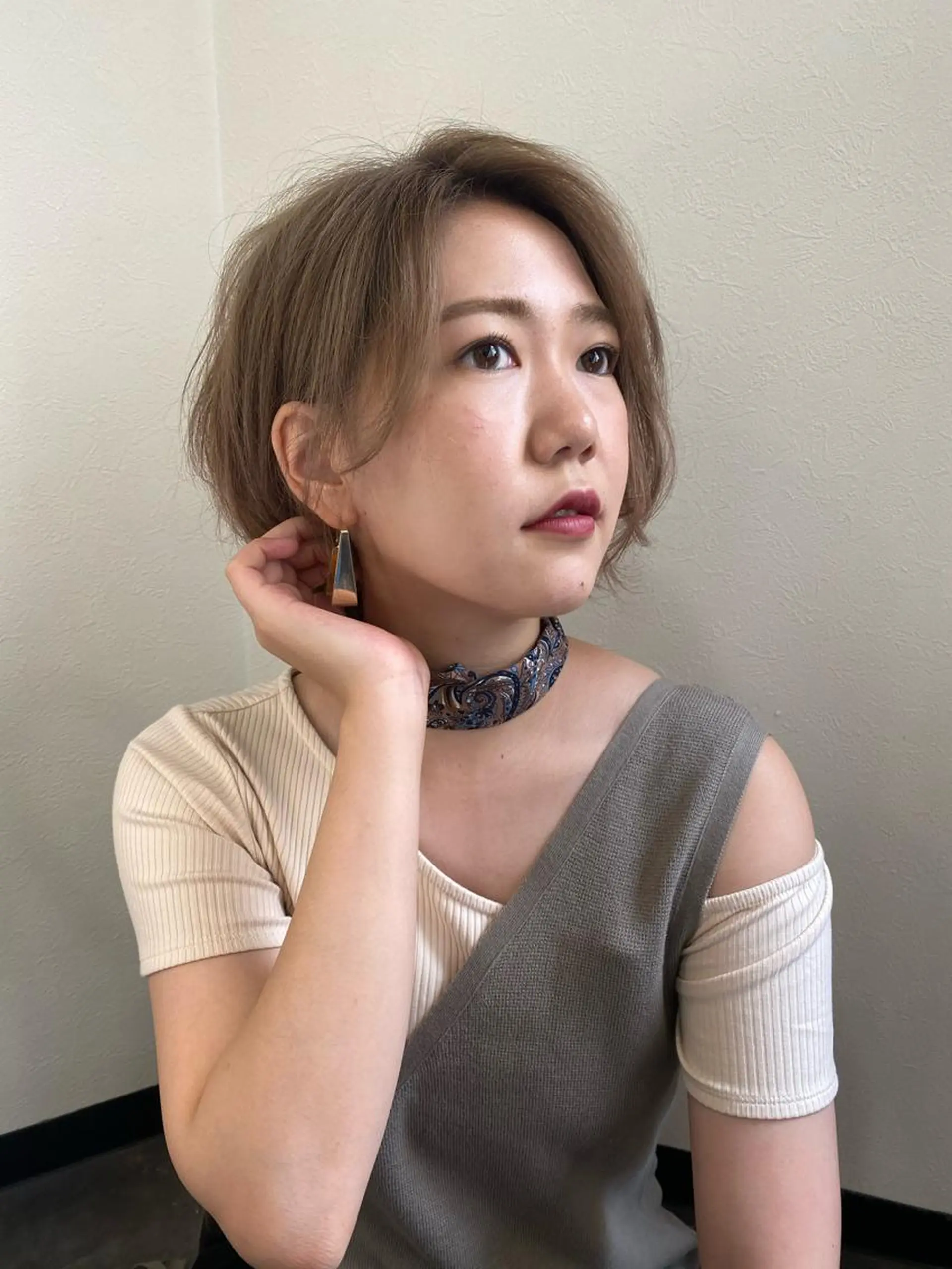 ショート カラー ショートボブ ボブ ショートヘア カット 山崎 雄太のヘアスタイル