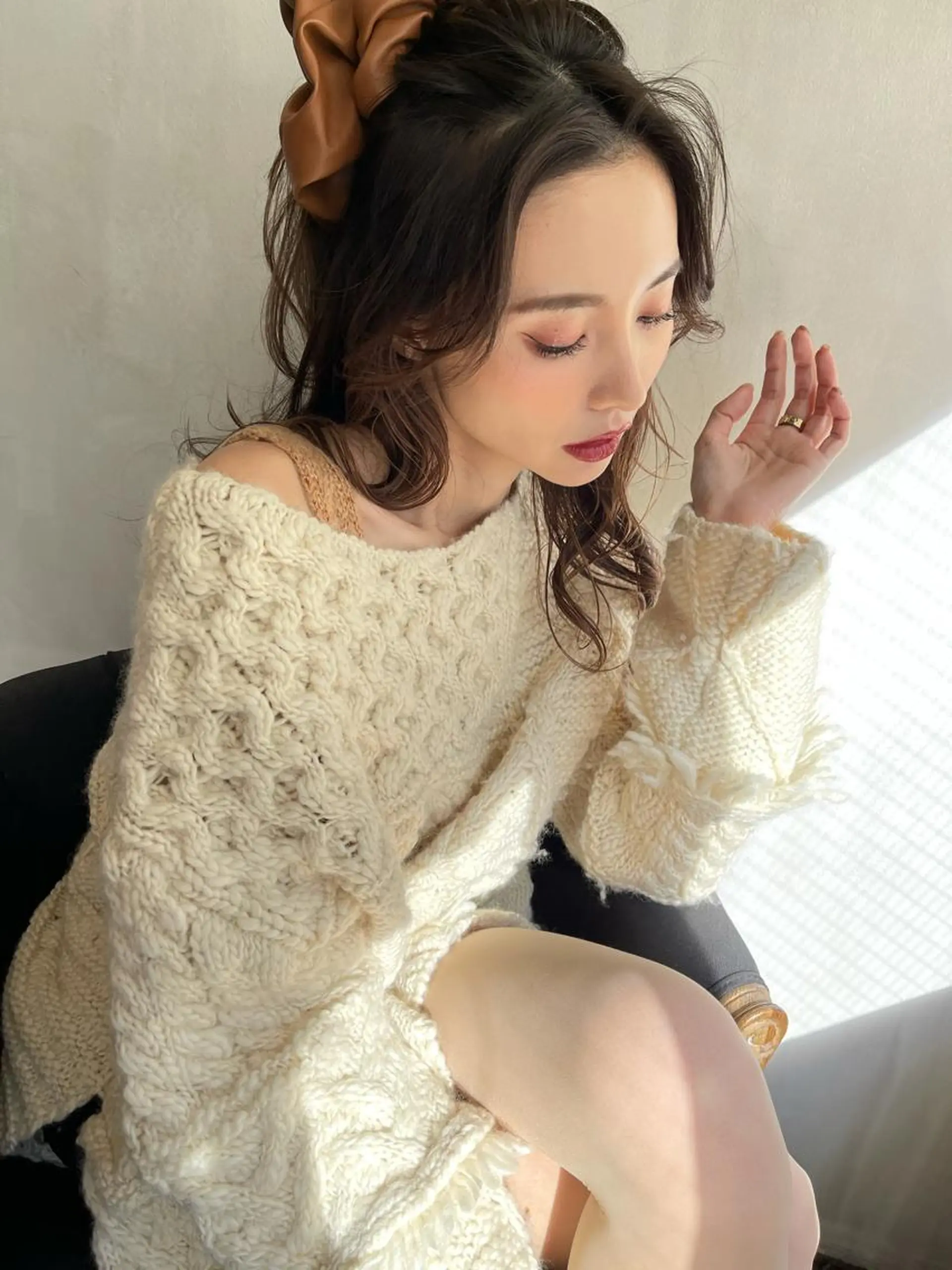 セミロング オルチャンヘア ヘアセット 韓国 / 中国ヘア 🦋Noniのヘアスタイル