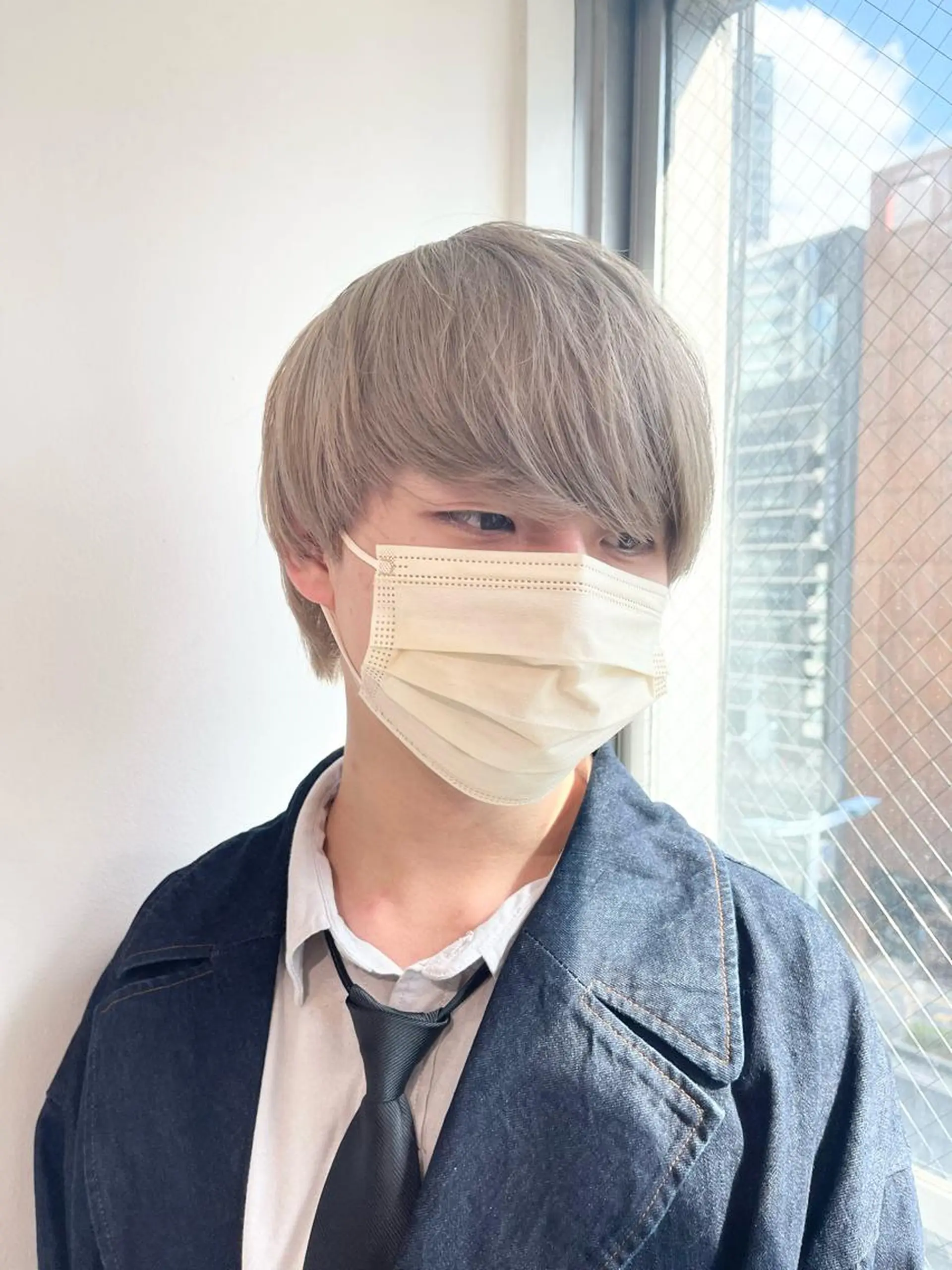 ショート カラー メンズ カット 【バレイヤージュ】 kentoのヘアスタイル