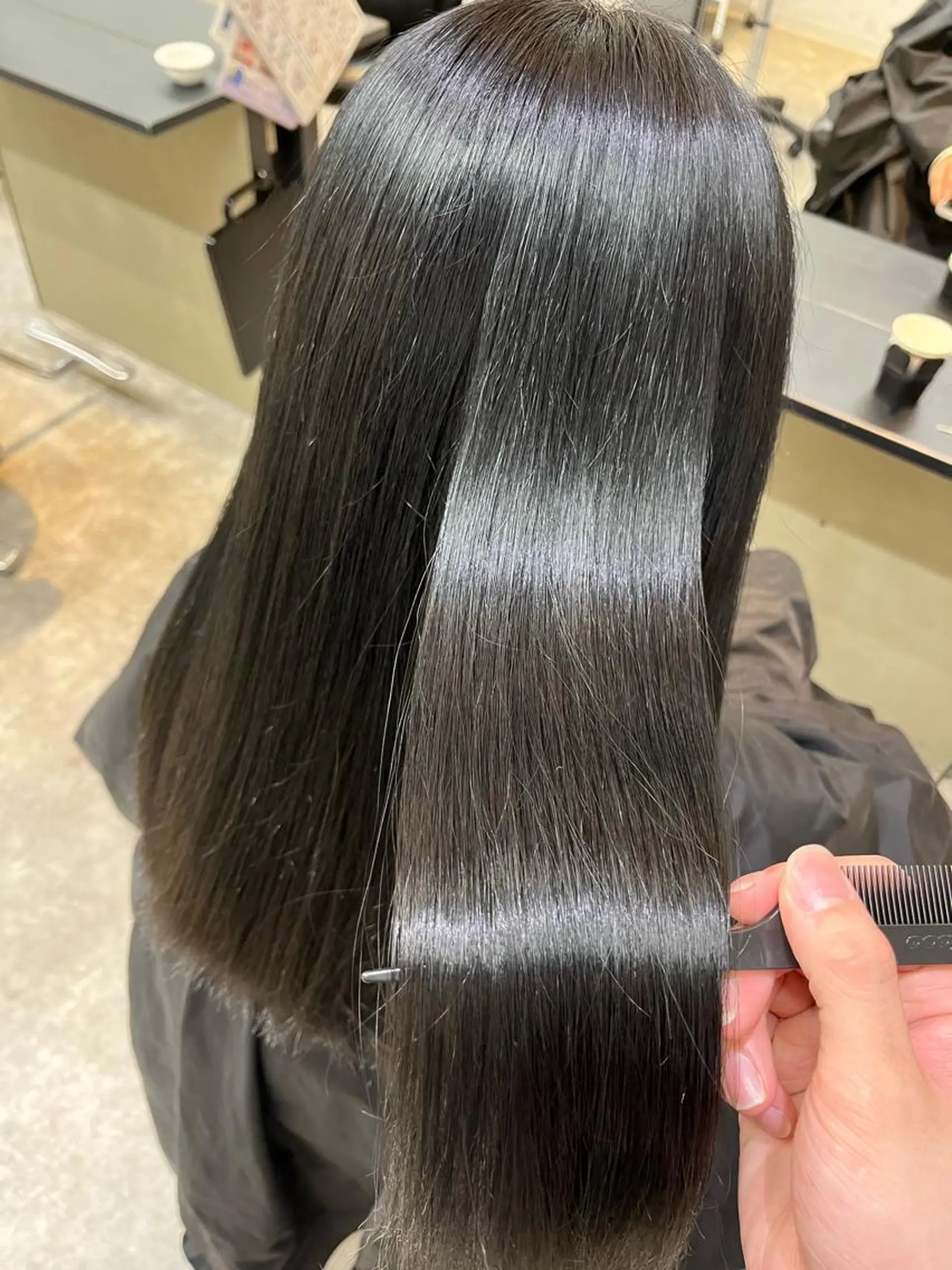 セミロング カラー 透明感カラー kanato🇰🇷 【札幌韓国ヘア】のヘアスタイル