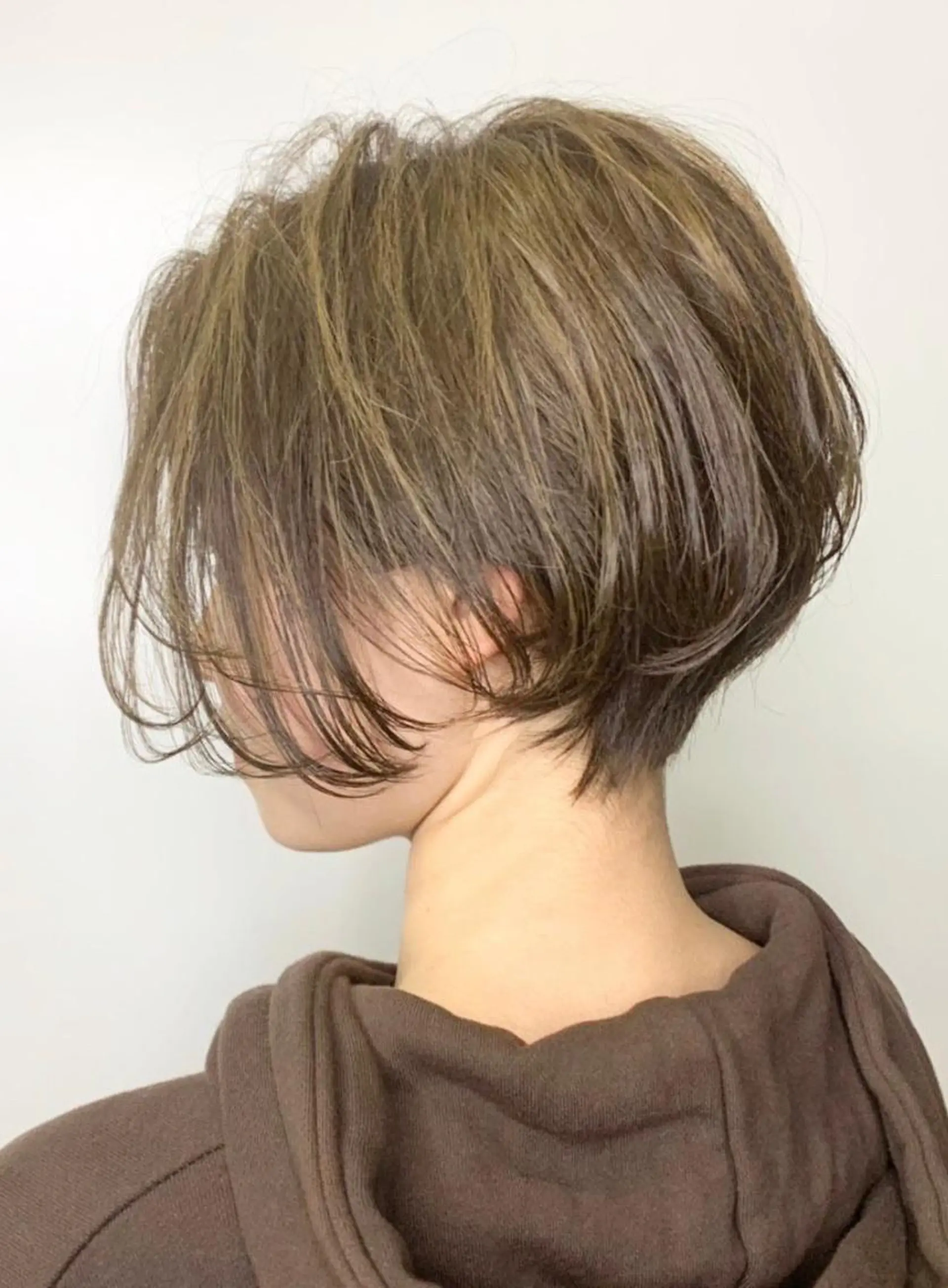 ショート カラー カット トリートメント 南堀江🌿パーマ Tetsu【テツ】のヘアスタイル