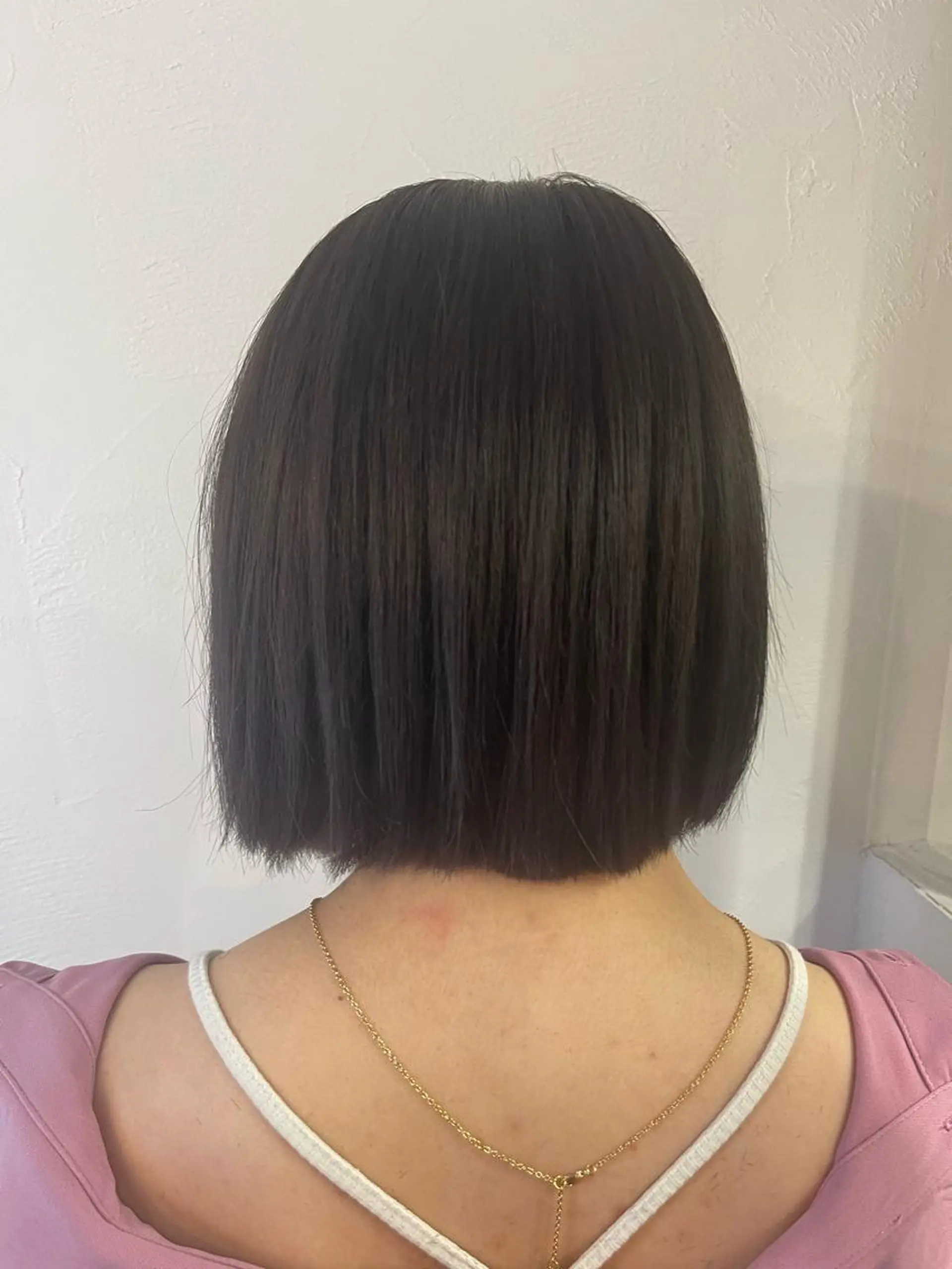 ミディアム 切りっぱなしボブ ボブ カット ヘアカラー トリートメント Aust hair  mico所属・縮毛、髪質改善 🌟ARISAのヘアスタイル
